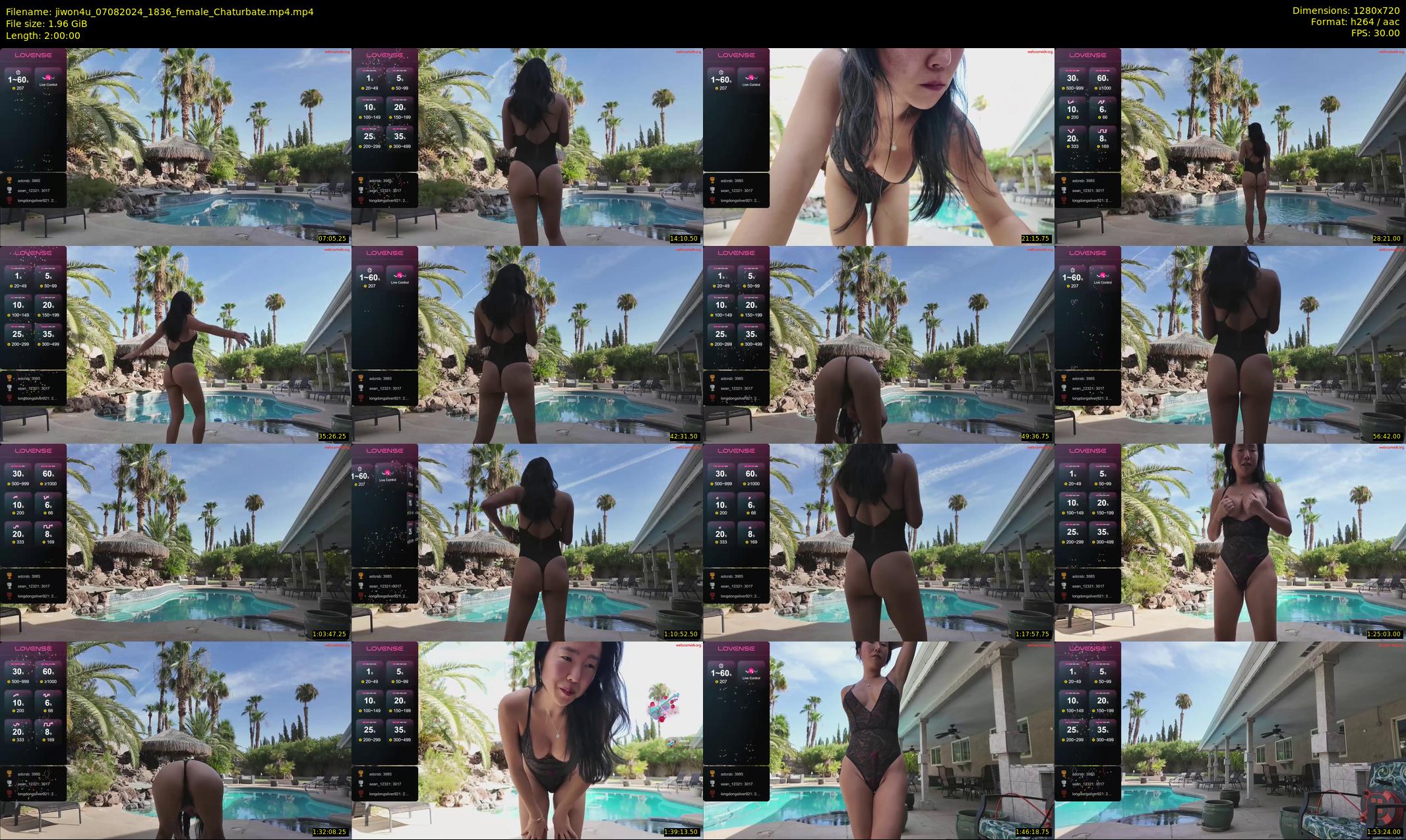 jiwon4u — 120 minute Chaturbate female cam show recording, 720p, Aug 7, 2024