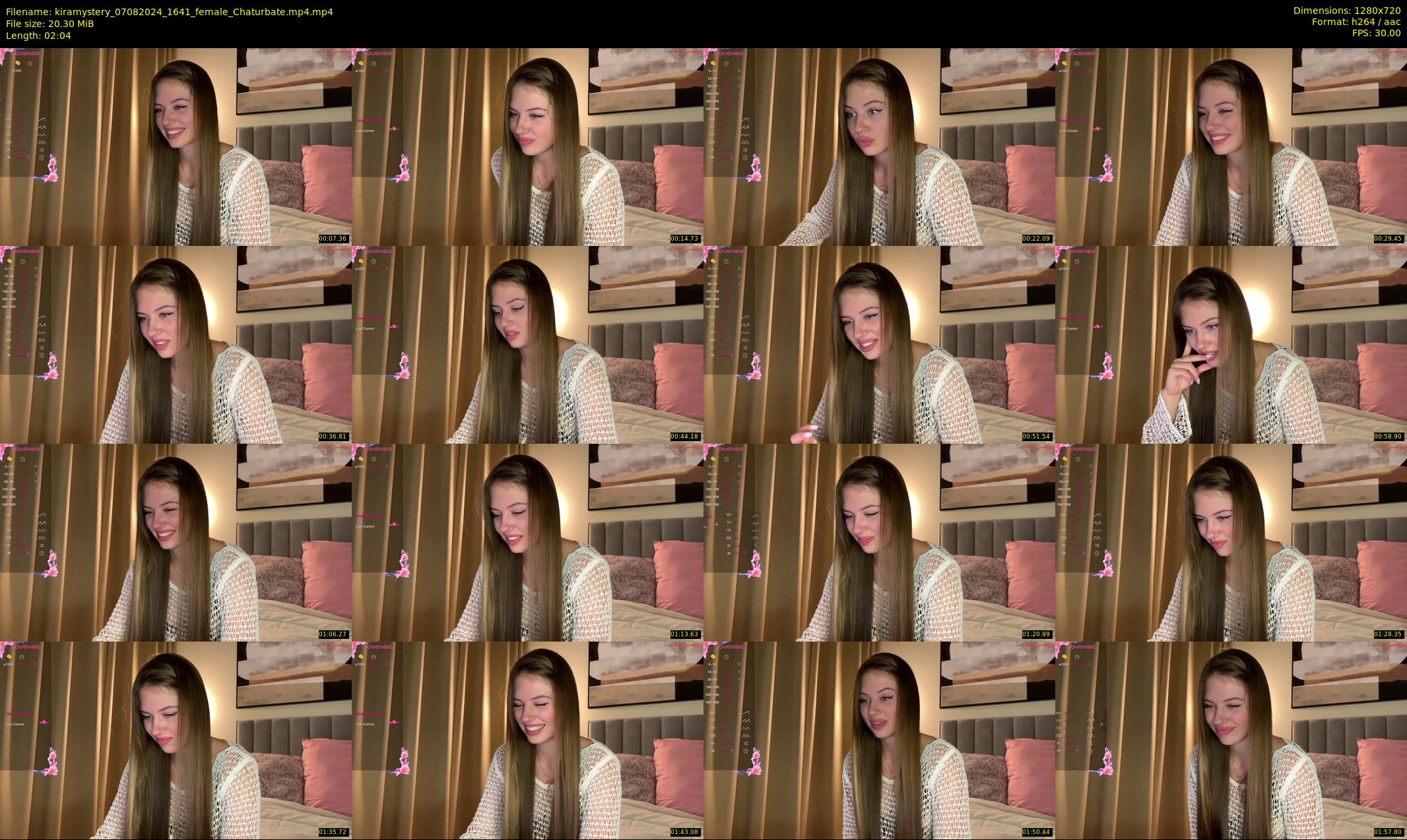 kiramystery — 3 minute Chaturbate female cam show recording, 720p, Aug 7, 2024