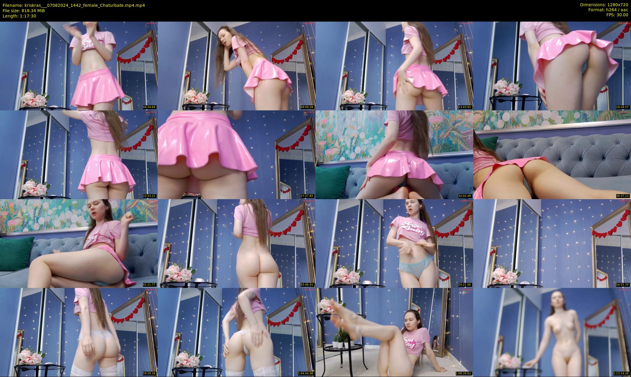 kriskras__ — 78 minute Chaturbate female cam show recording, 720p, Aug 7, 2024