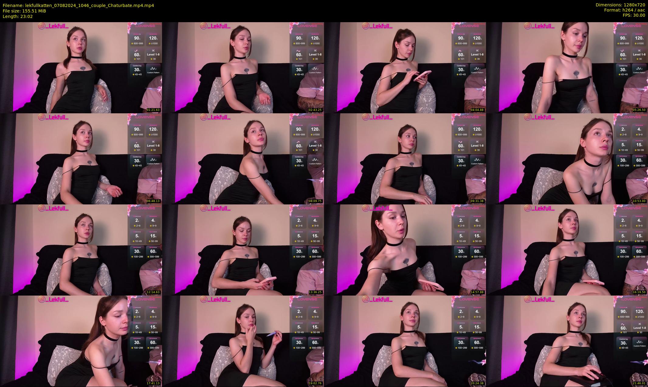 lekfullkatten — 24 minute Chaturbate couple cam show recording, 720p, Aug 7, 2024