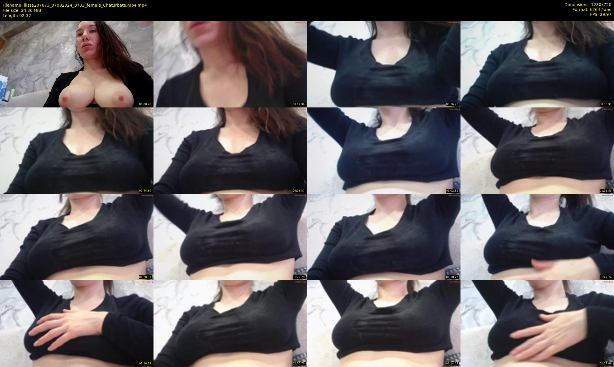 liissa207673 — 3 minute Chaturbate female cam show recording, 720p, Aug 7, 2024