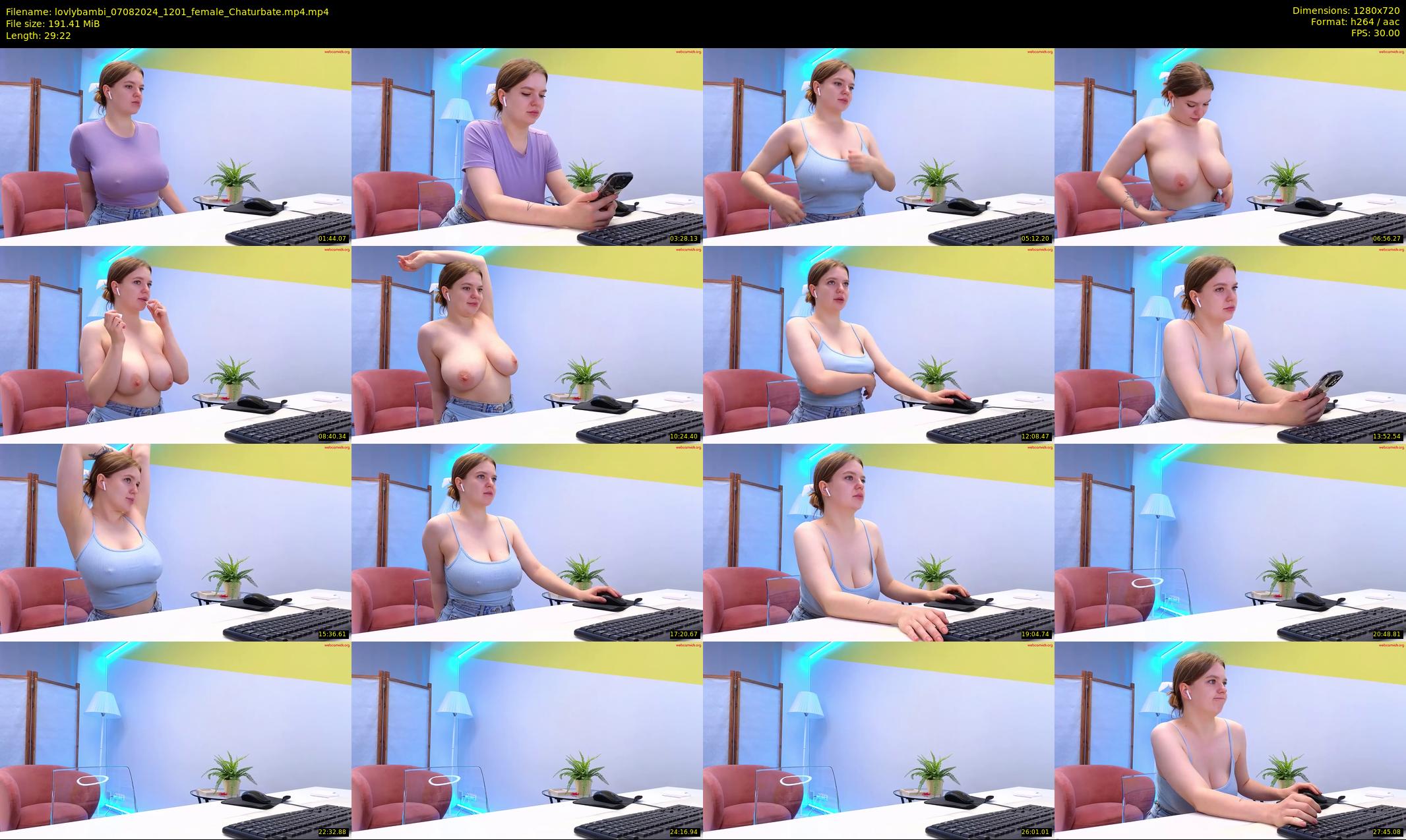 lovlybambi — 30 minute Chaturbate female cam show recording, 720p, Aug 7, 2024
