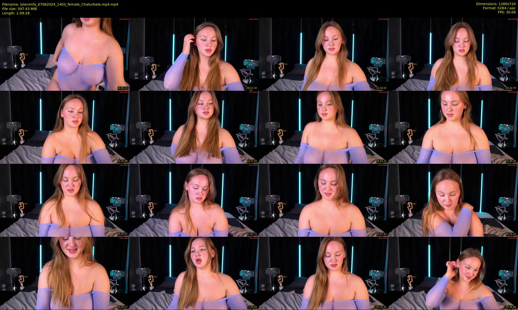 lylanimfa — 70 minute Chaturbate female cam show recording, 720p, Aug 7, 2024