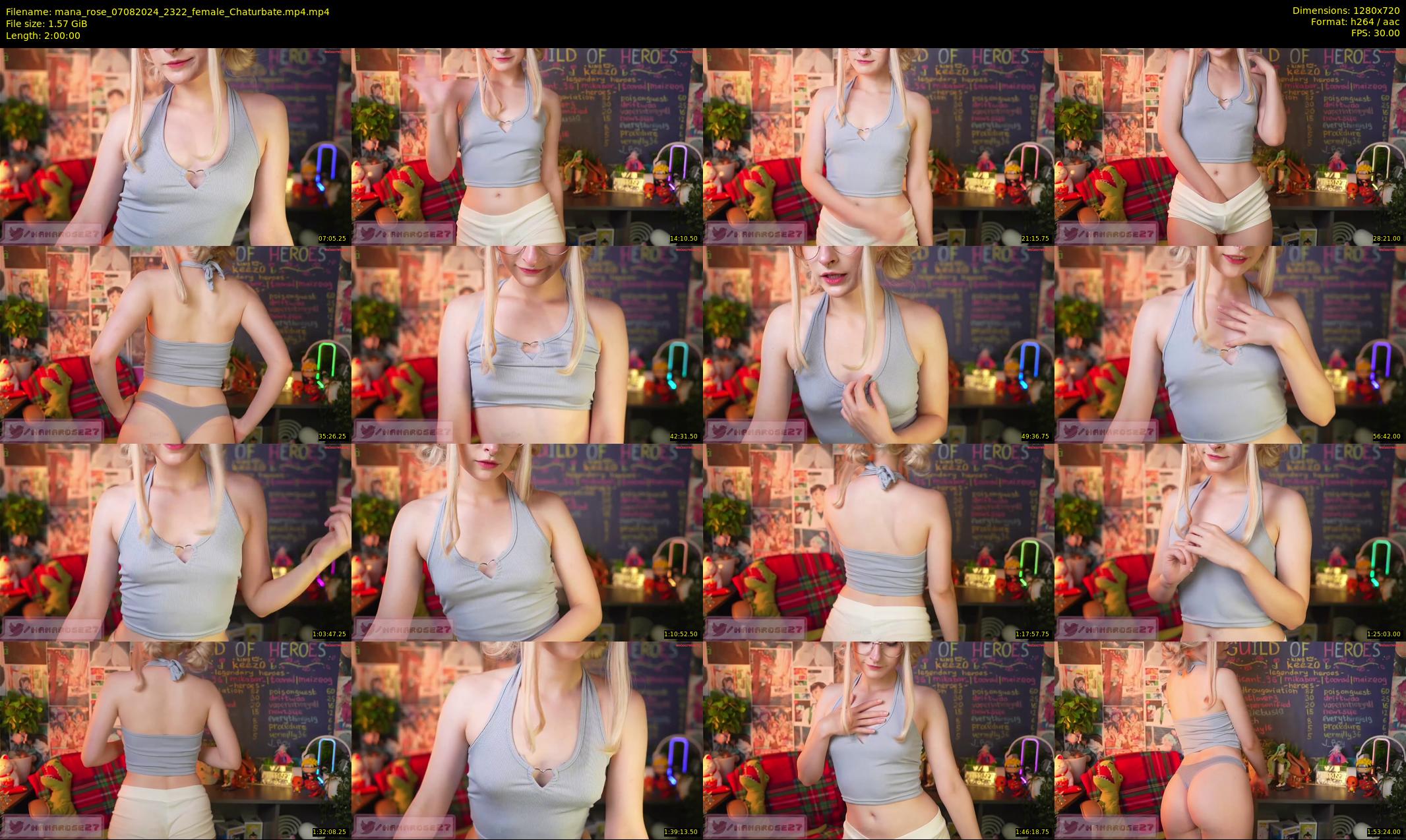 mana_rose — 120 minute Chaturbate female cam show recording, 720p, Aug 7, 2024