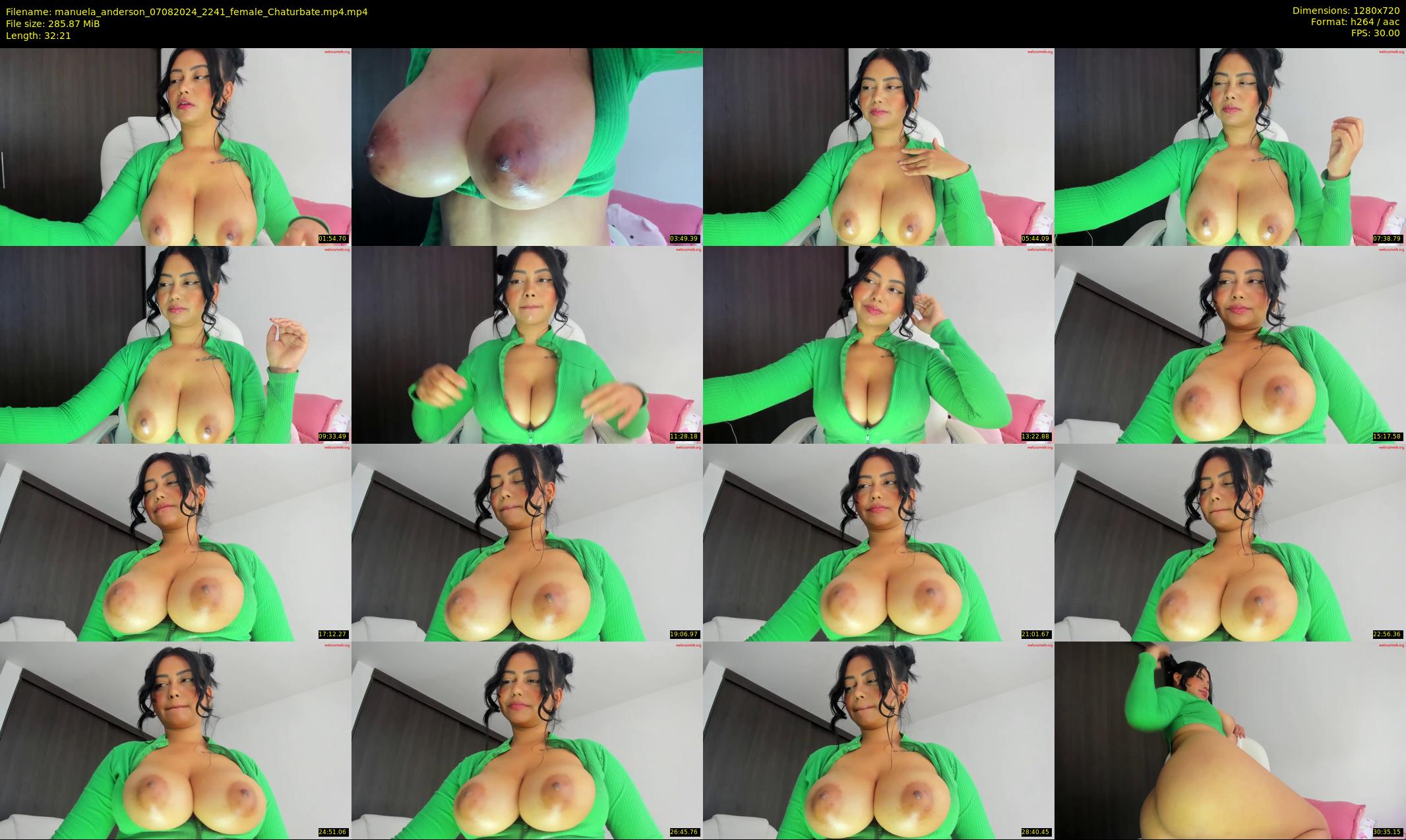 manuela_anderson — 33 minute Chaturbate female cam show recording, 720p, Aug 7, 2024