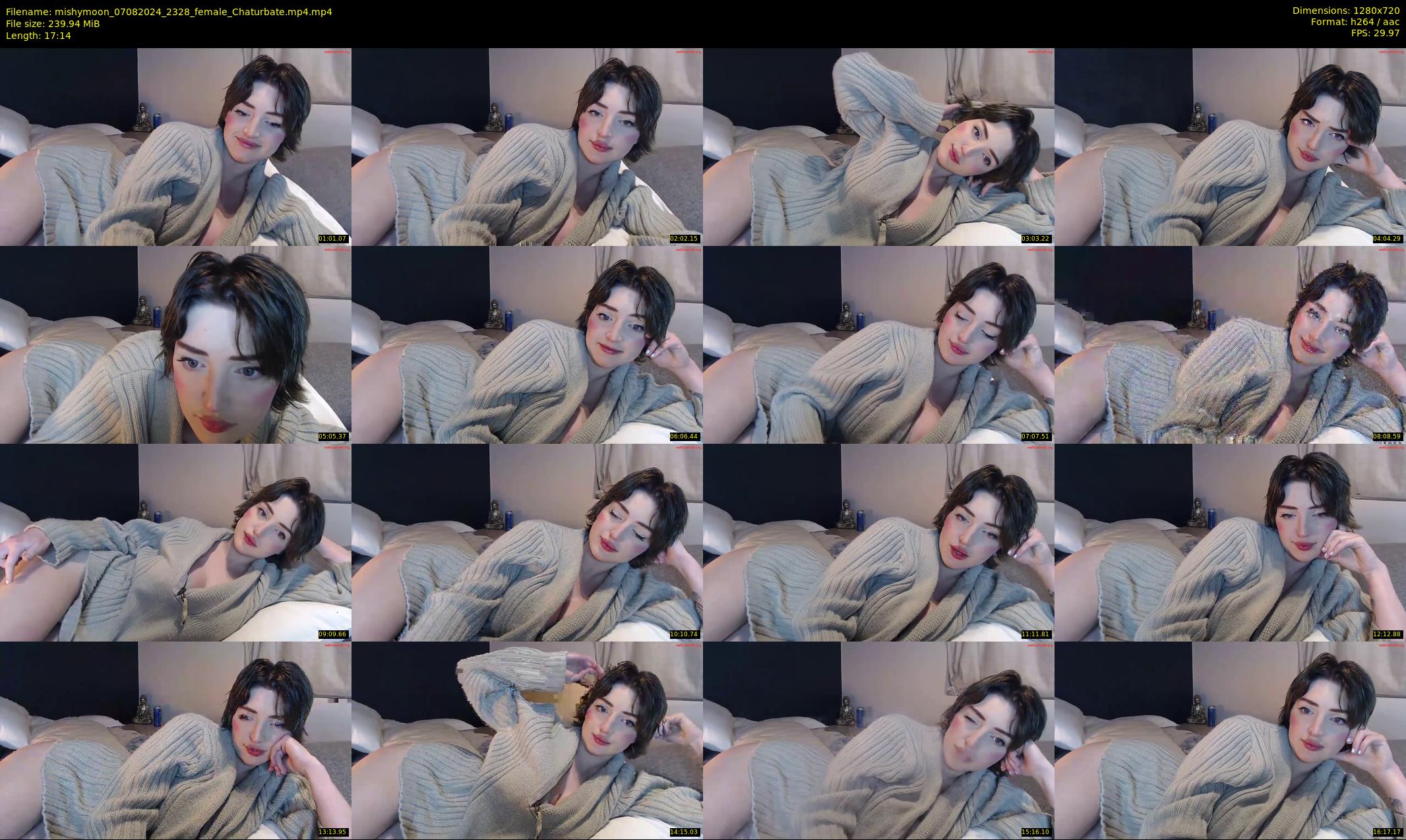 mishymoon — 18 minute Chaturbate female cam show recording, 720p, Aug 7, 2024