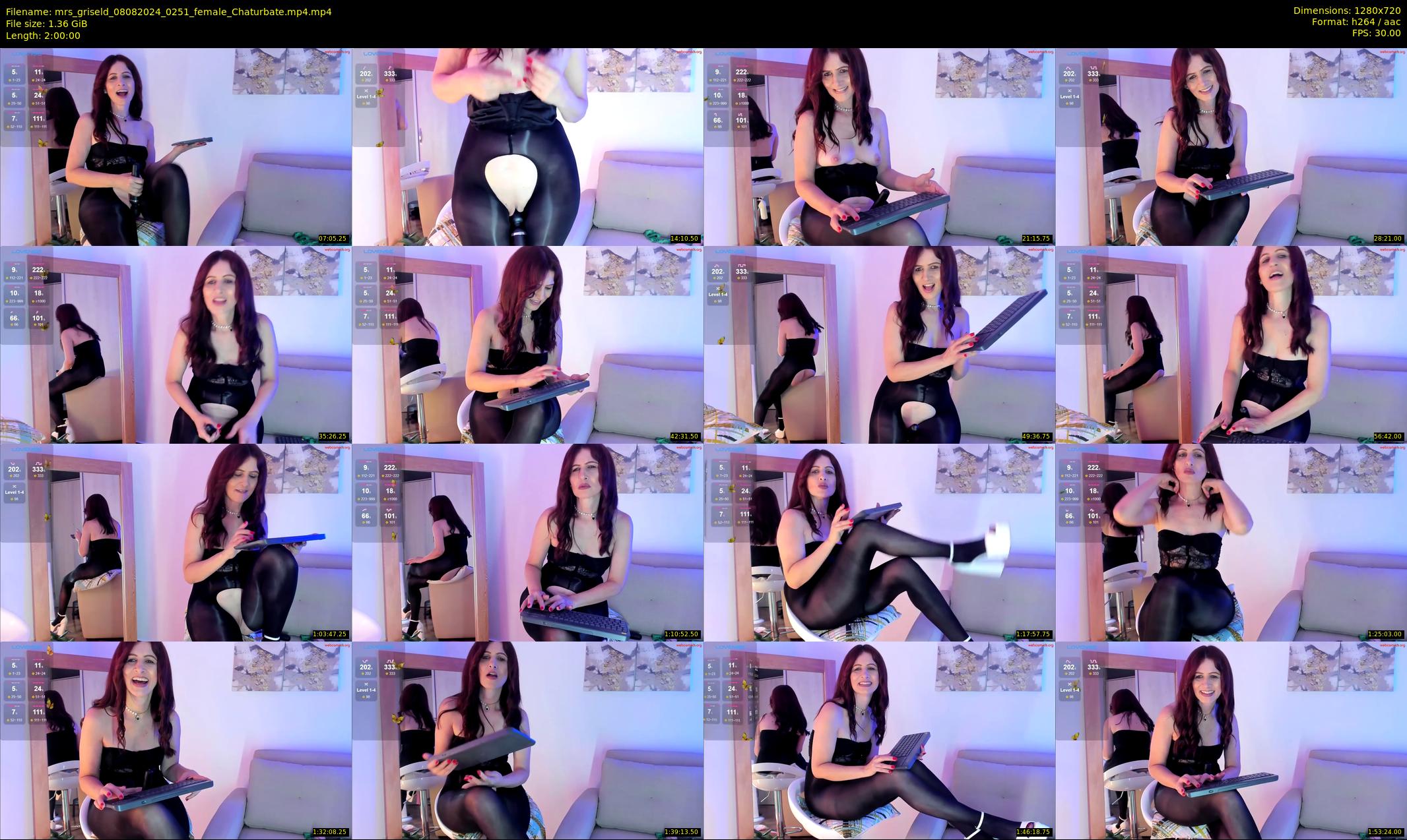 mrs_griseld — 120 minute Chaturbate female cam show recording, 720p, Aug 8, 2024