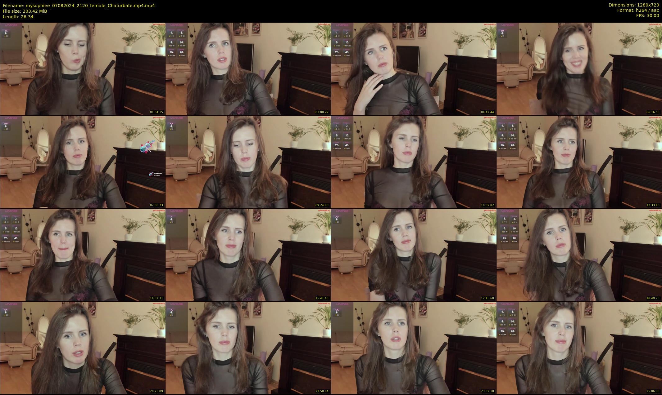 mysophiee — 27 minute Chaturbate female cam show recording, 720p, Aug 7, 2024