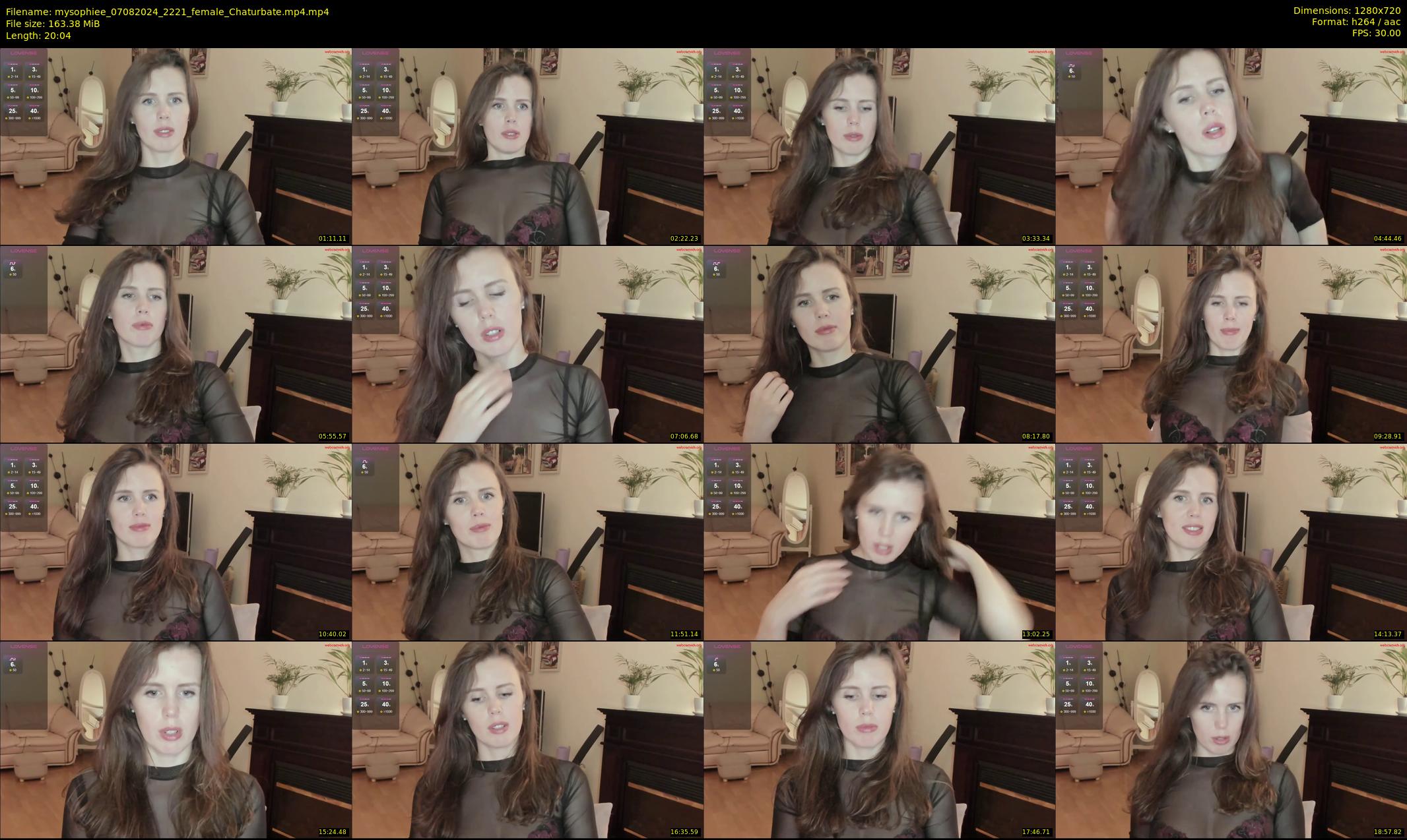 mysophiee — 21 minute Chaturbate female cam show recording, 720p, Aug 7, 2024