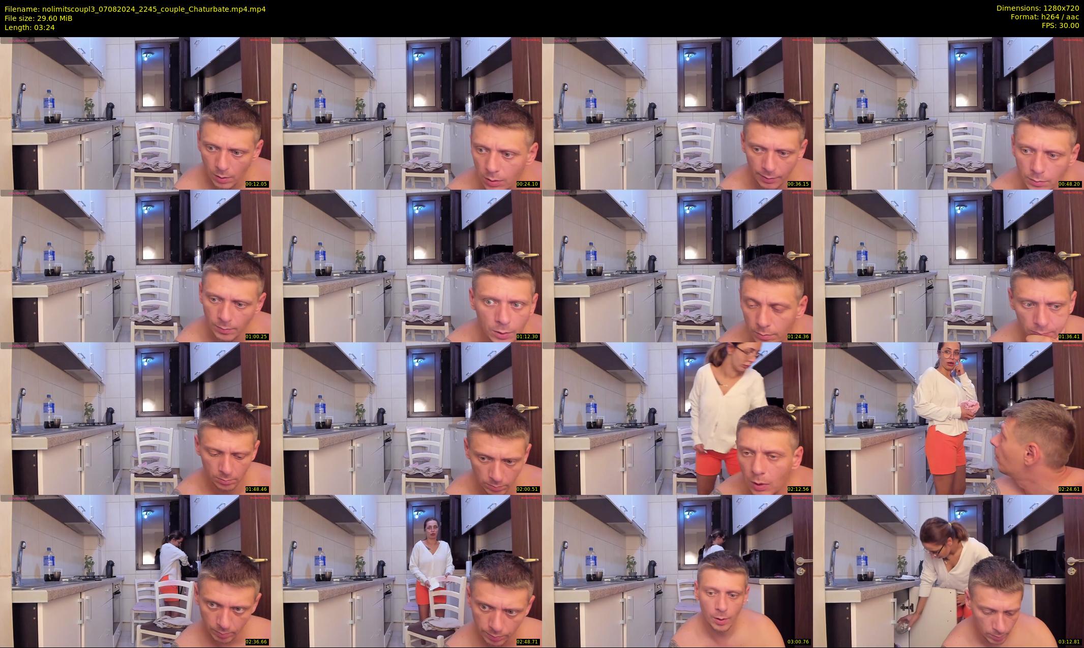 nolimitscoupl3 — 4 minute Chaturbate couple cam show recording, 720p, Aug 7, 2024