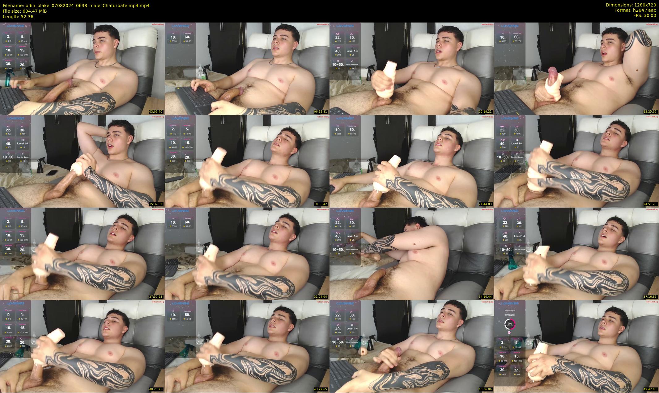 odin_blake — 53 minute Chaturbate male cam show recording, 720p, Aug 7, 2024
