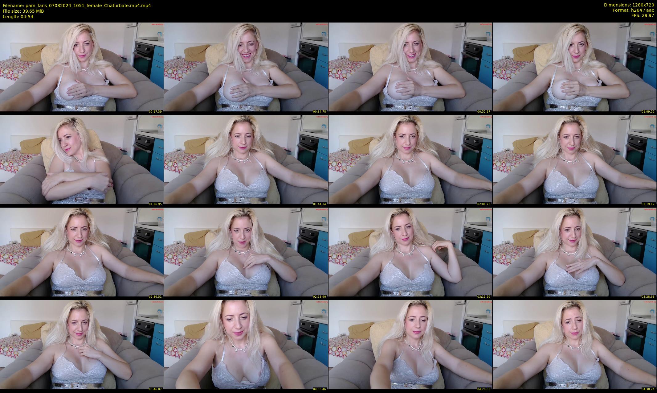 pam_fans — 5 minute Chaturbate female cam show recording, 720p, Aug 7, 2024