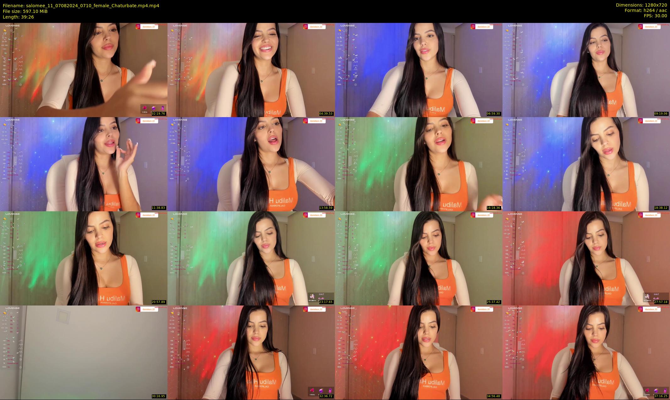salomee_11 — 40 minute Chaturbate female cam show recording, 720p, Aug 7, 2024