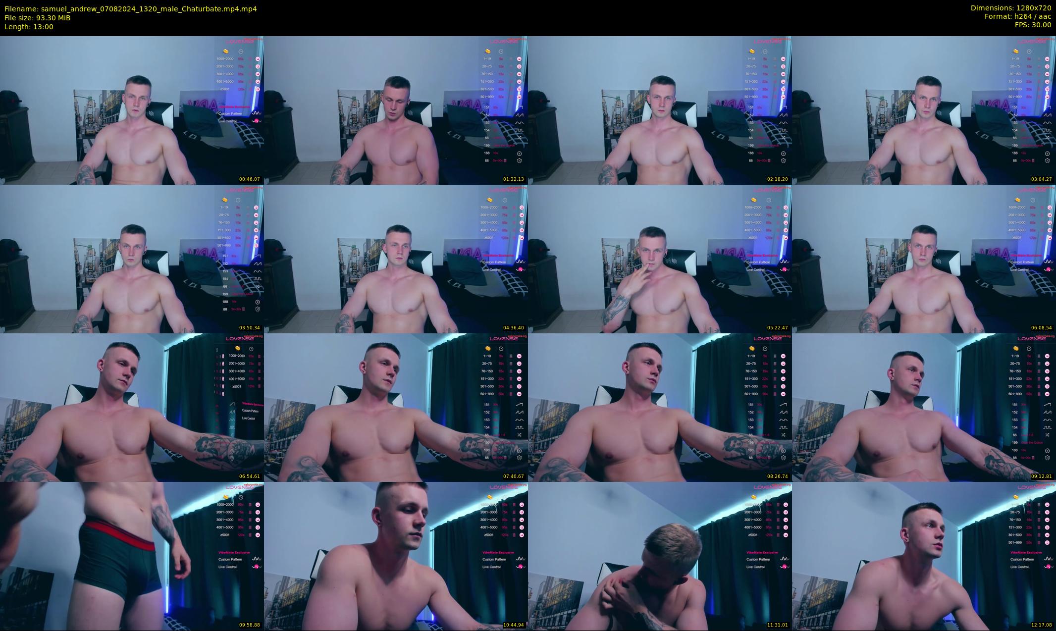 samuel_andrew — 13 minute Chaturbate male cam show recording, 720p, Aug 7, 2024