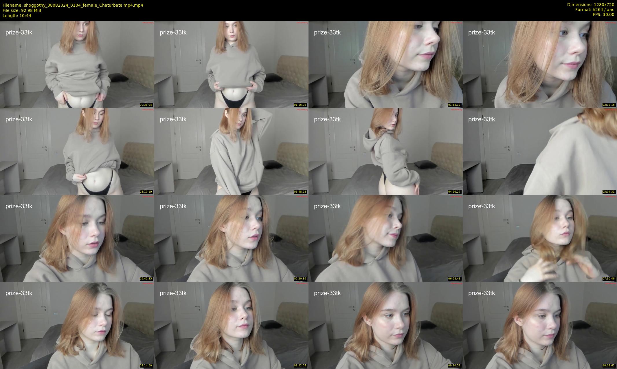 shoggothy — 11 minute Chaturbate female cam show recording, 720p, Aug 8, 2024