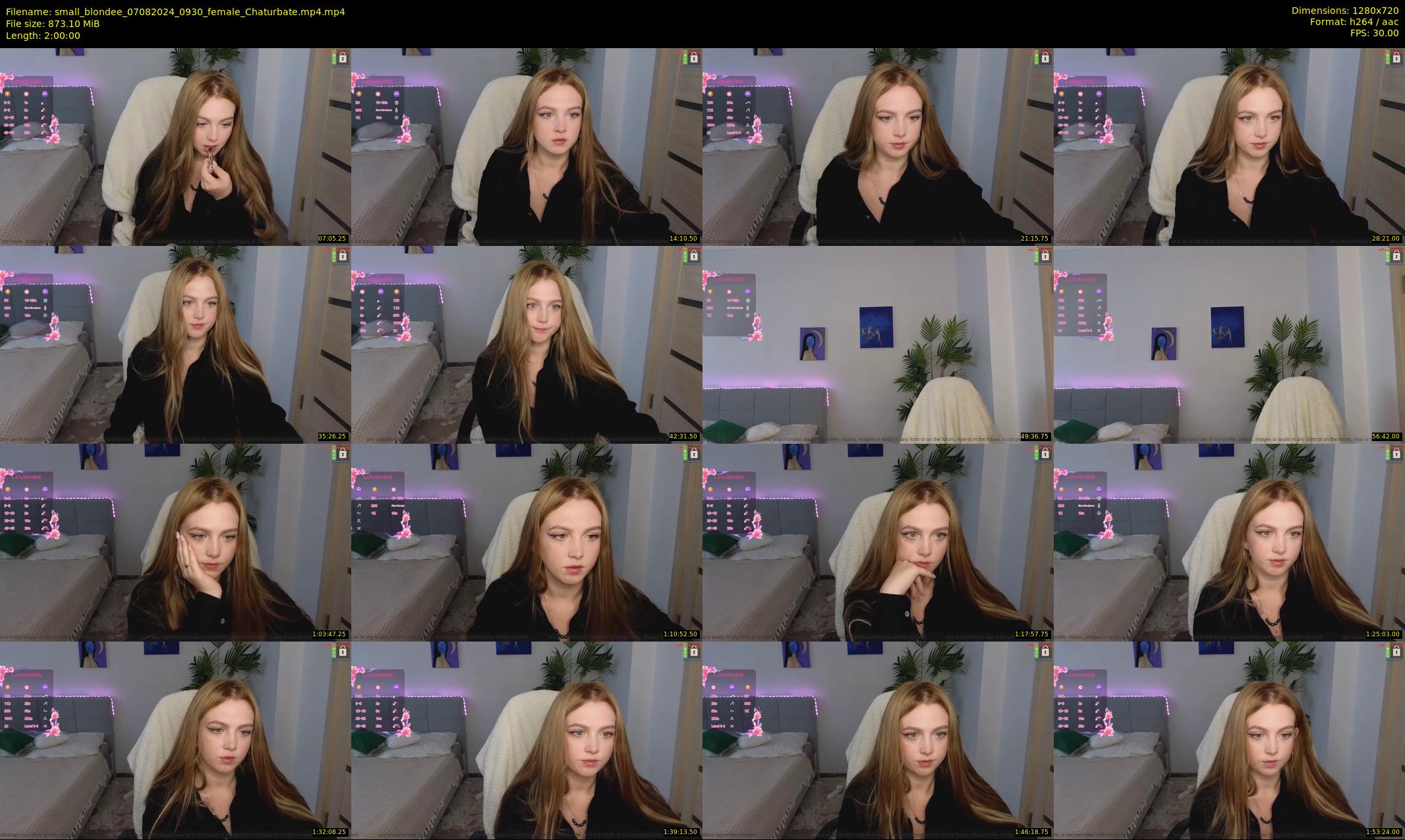 small_blondee — 120 minute Chaturbate female cam show recording, 720p, Aug 7, 2024