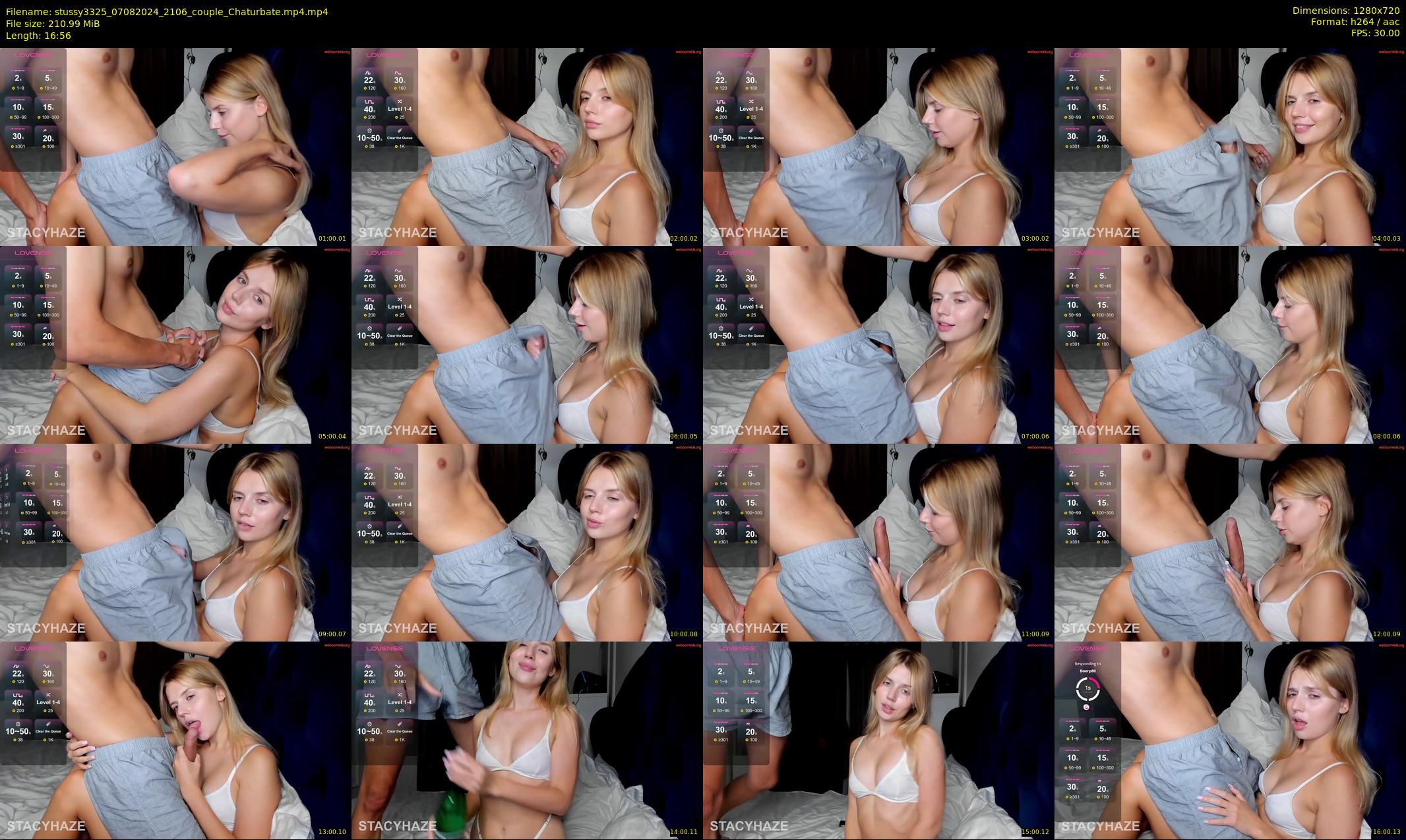 stussy3325 — 17 minute Chaturbate couple cam show recording, 720p, Aug 7, 2024