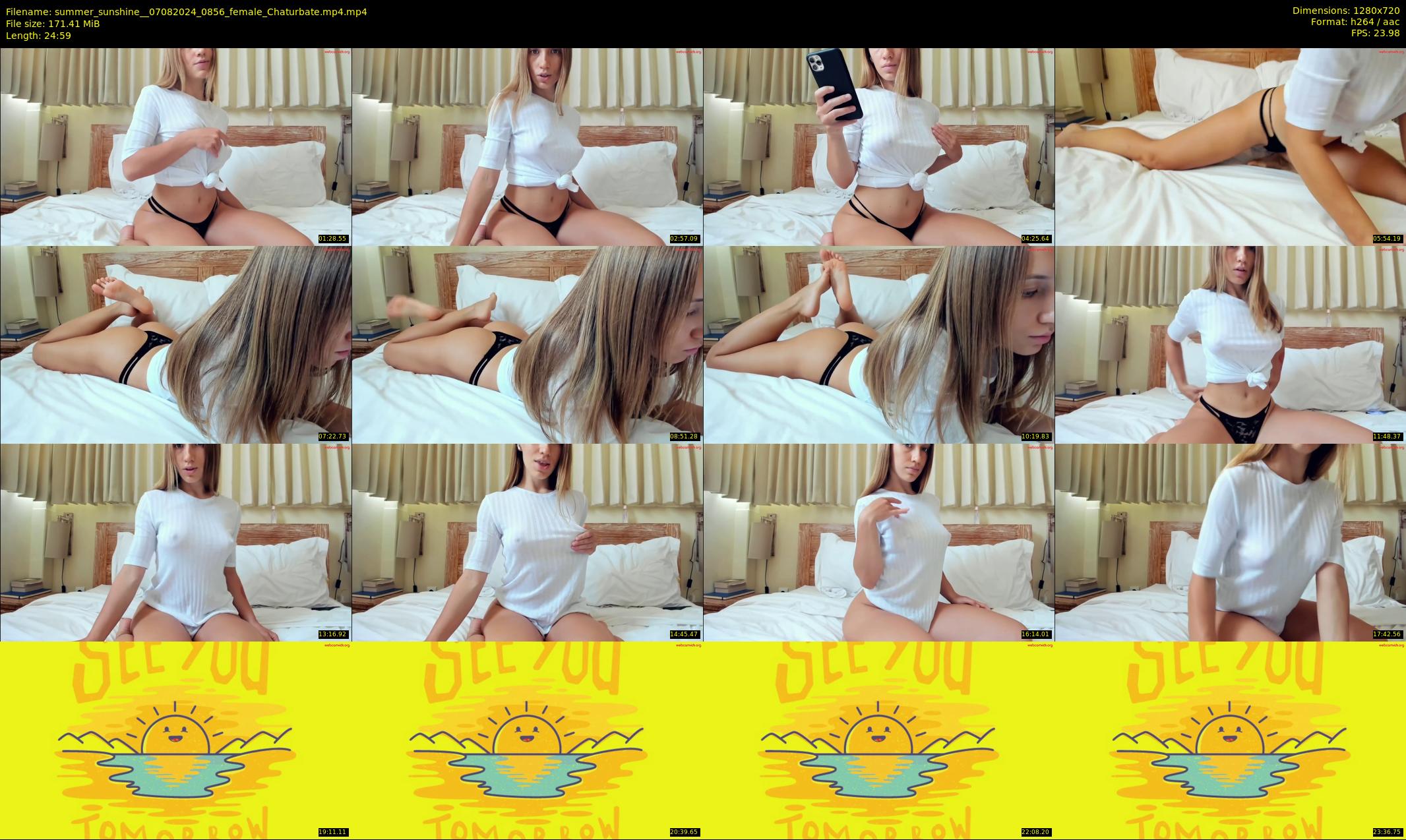 summer_sunshine_ — 25 minute Chaturbate female cam show recording, 720p, Aug 7, 2024