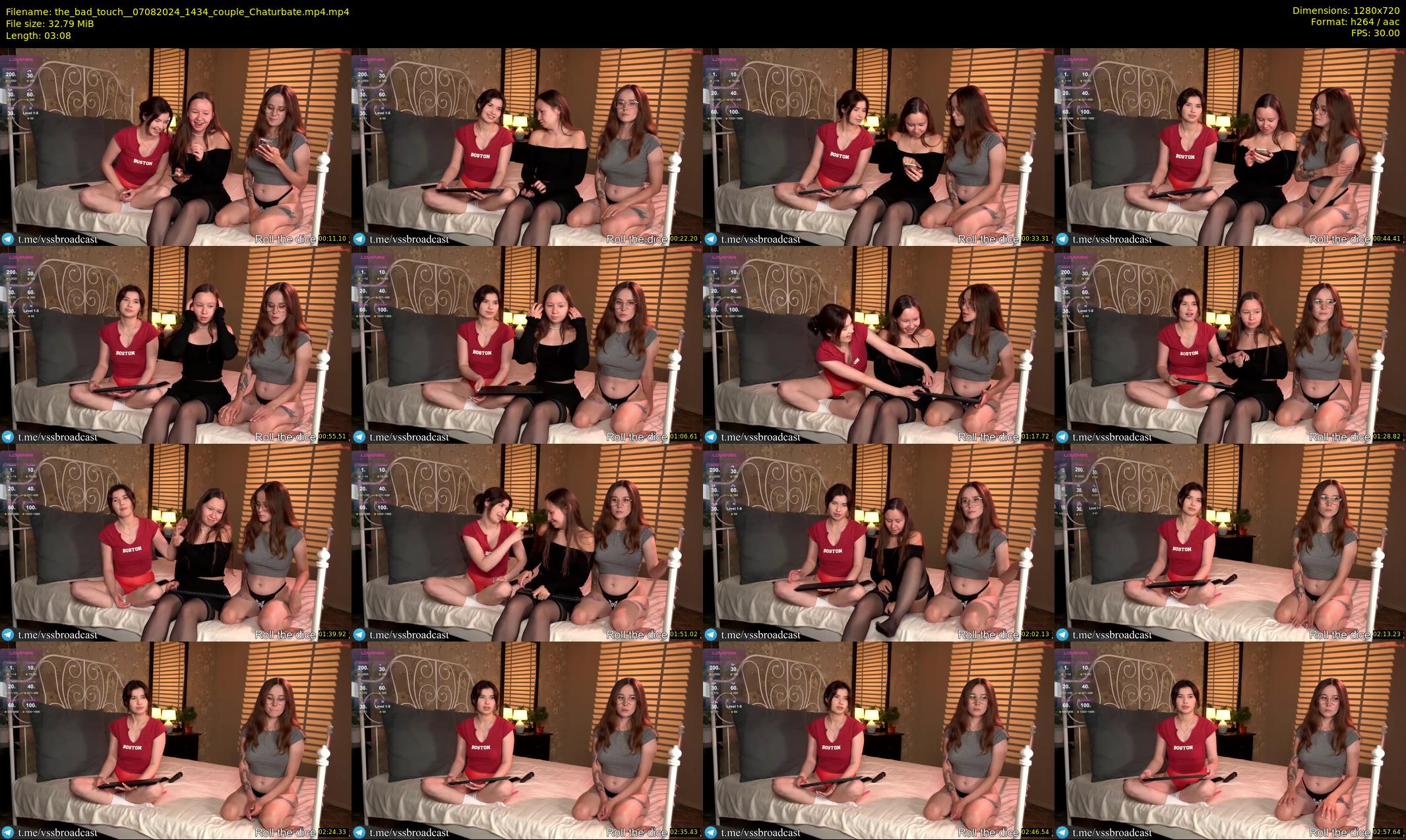 the_bad_touch_ — 4 minute Chaturbate couple cam show recording, 720p, Aug 7, 2024