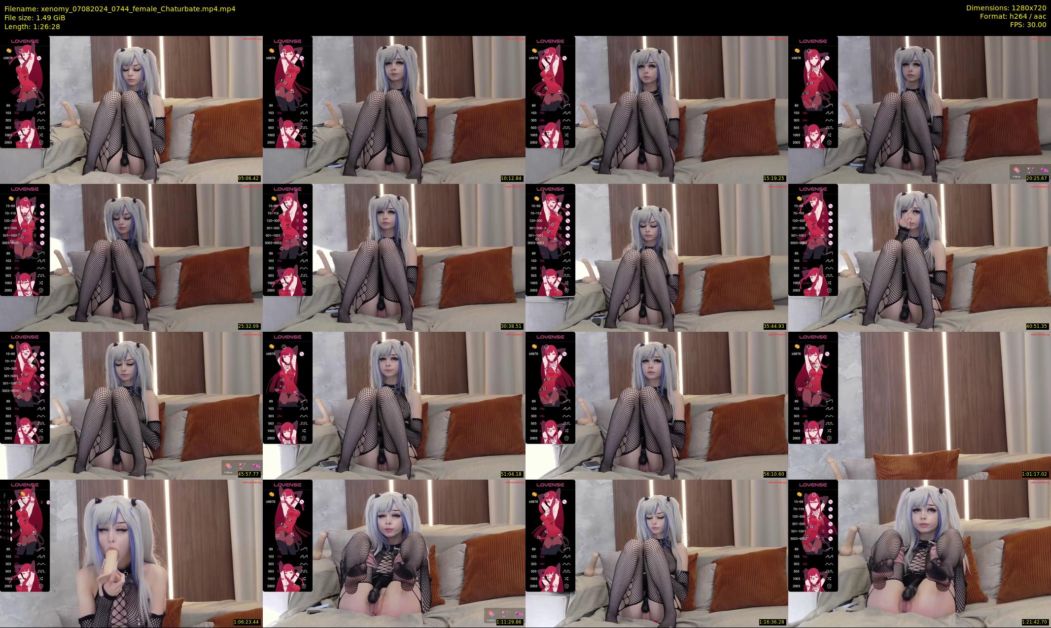 xenomy — 87 minute Chaturbate female cam show recording, 720p, Aug 7, 2024