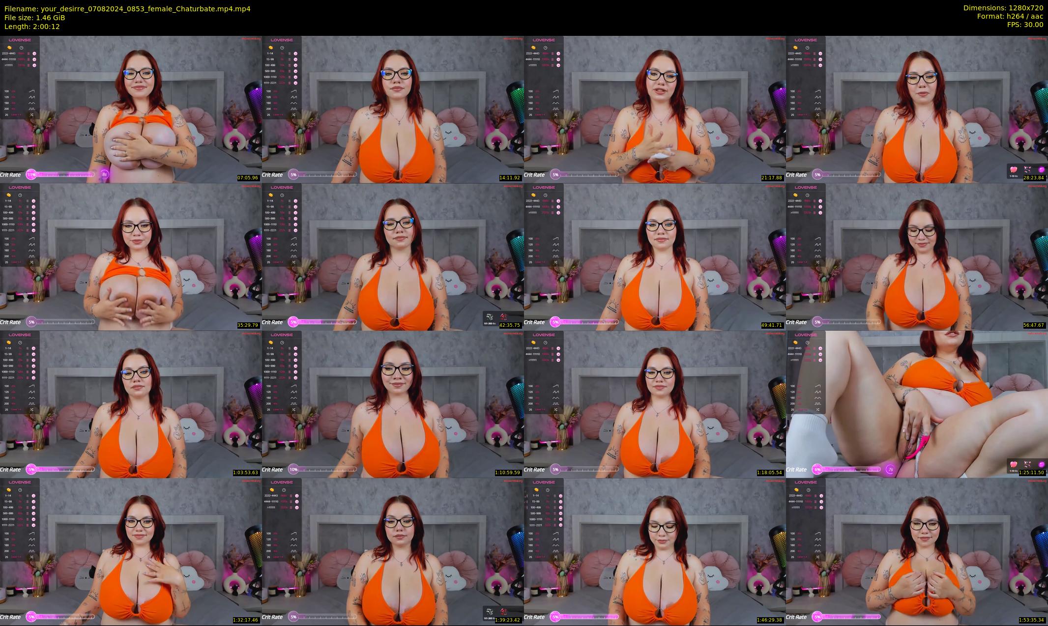 your_desirre — 121 minute Chaturbate female cam show recording, 720p, Aug 7, 2024