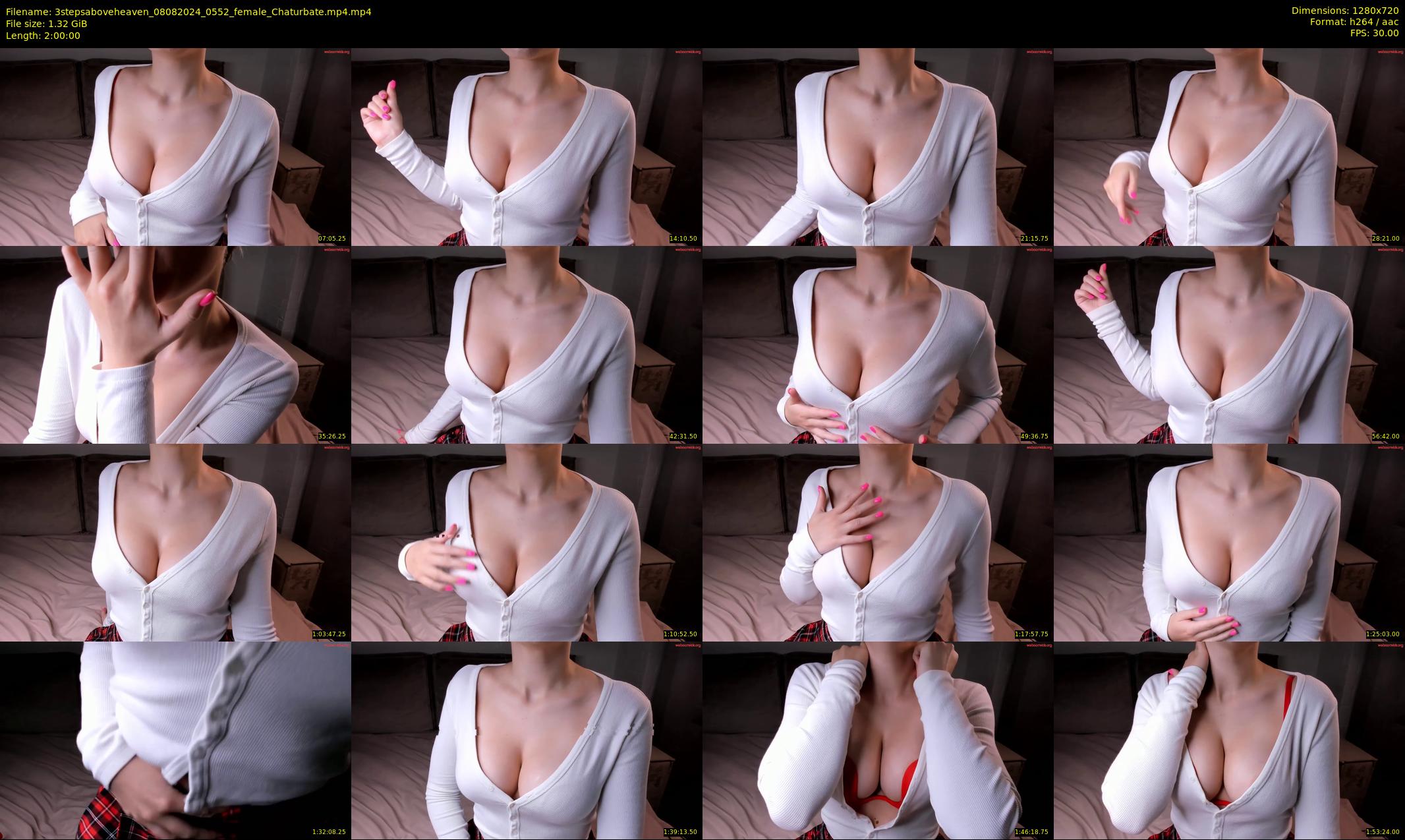 3stepsaboveheaven — 120 minute Chaturbate female cam show recording, 720p, Aug 8, 2024