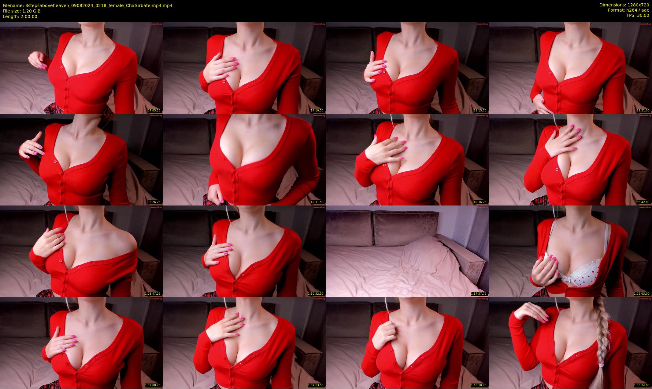 3stepsaboveheaven — 120 minute Chaturbate female cam show recording, 720p, Aug 9, 2024