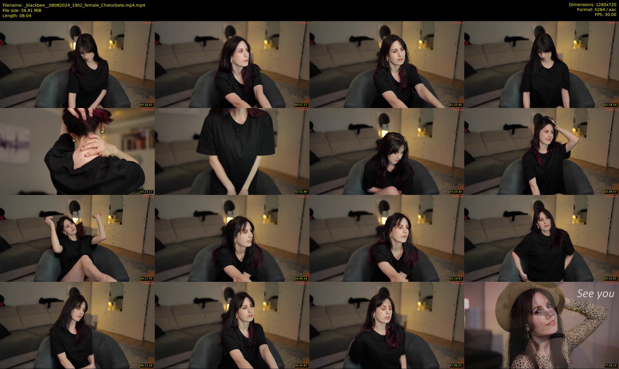 _blackbee_ — 9 minute Chaturbate female cam show recording, 720p, Aug 8, 2024