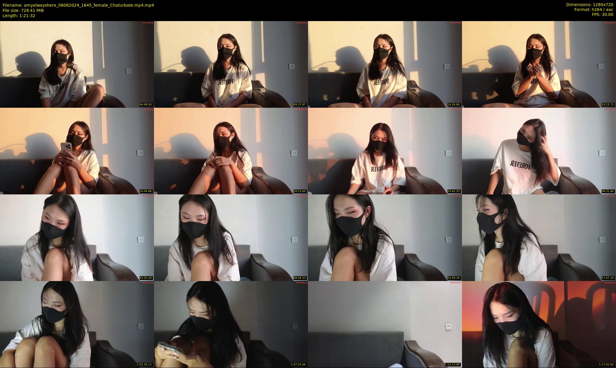 amyalwayshere — 82 minute Chaturbate female cam show recording, 720p, Aug 8, 2024
