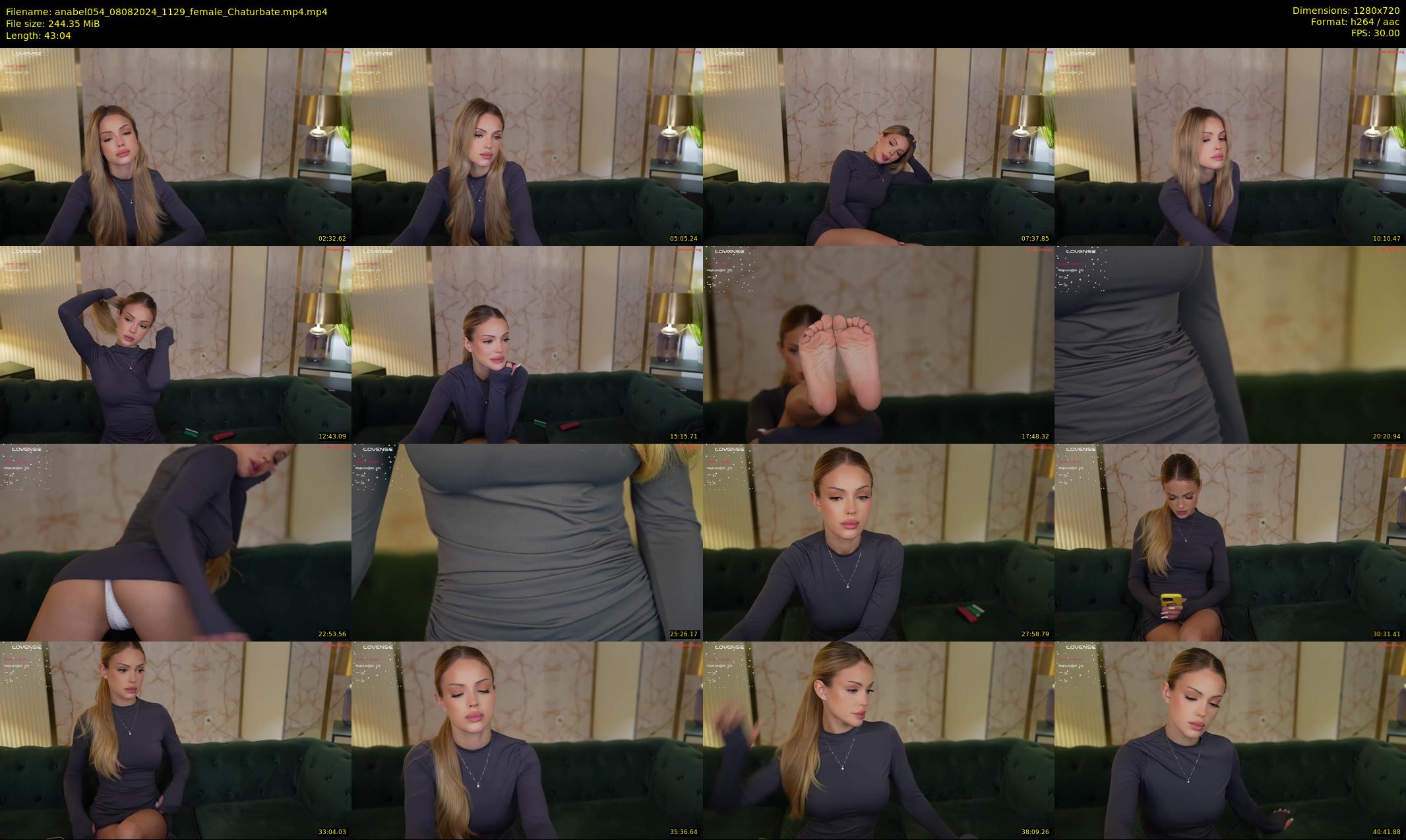 anabel054 — 44 minute Chaturbate female cam show recording, 720p, Aug 8, 2024