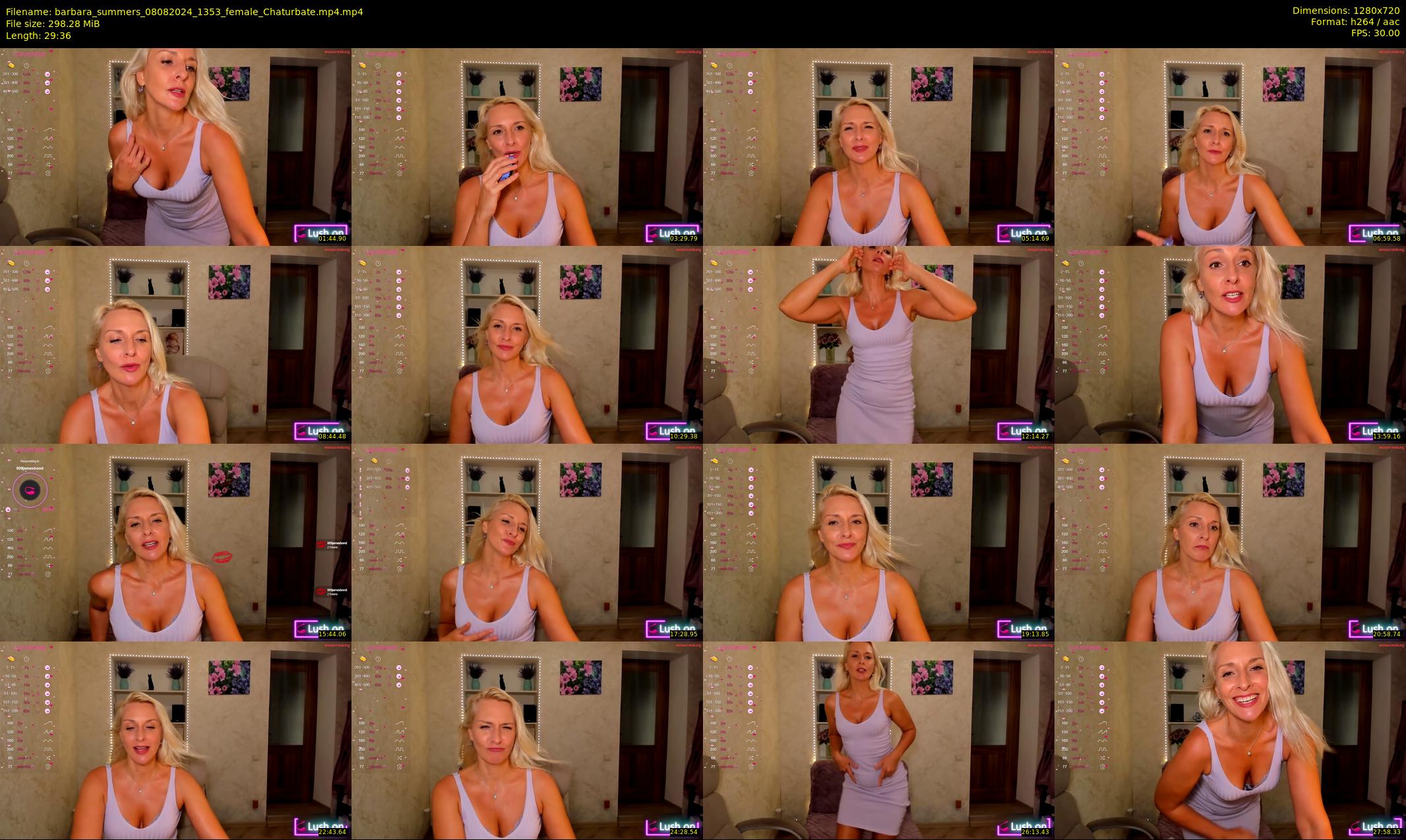 barbara_summers — 30 minute Chaturbate female cam show recording, 720p, Aug 8, 2024