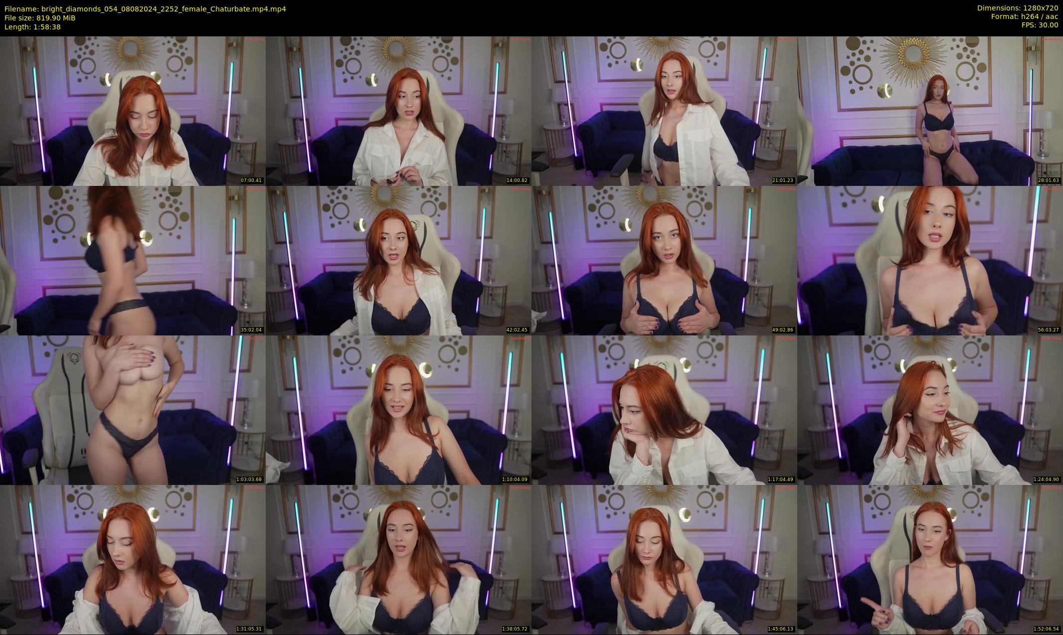 bright_diamonds_054 — 119 minute Chaturbate couple cam show recording, 720p, Aug 8, 2024
