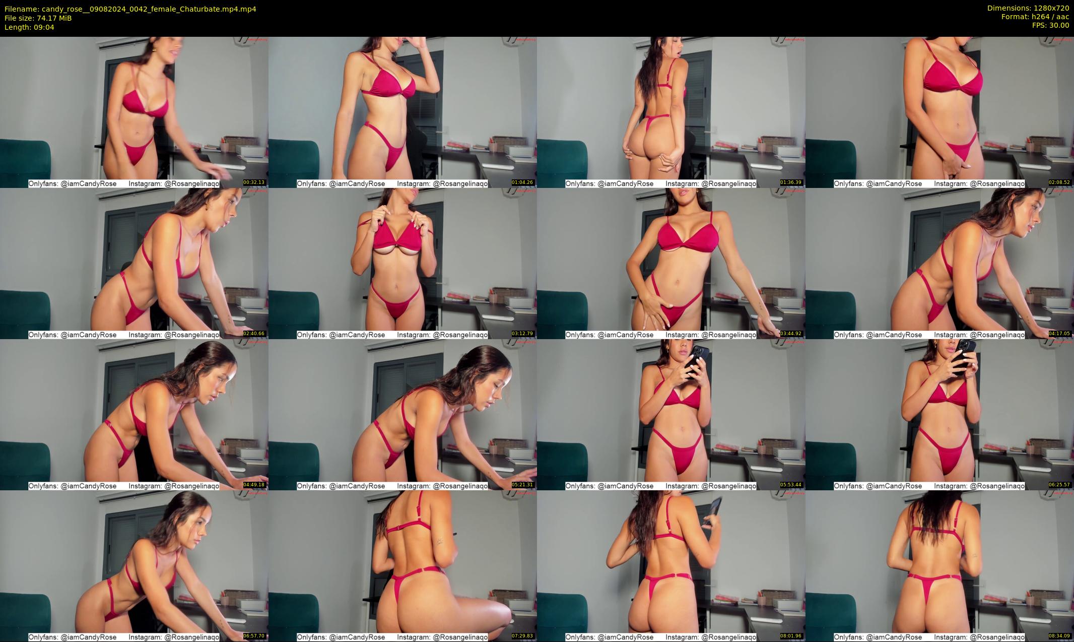candy_rose_ — 10 minute Chaturbate female cam show recording, 720p, Aug 9, 2024