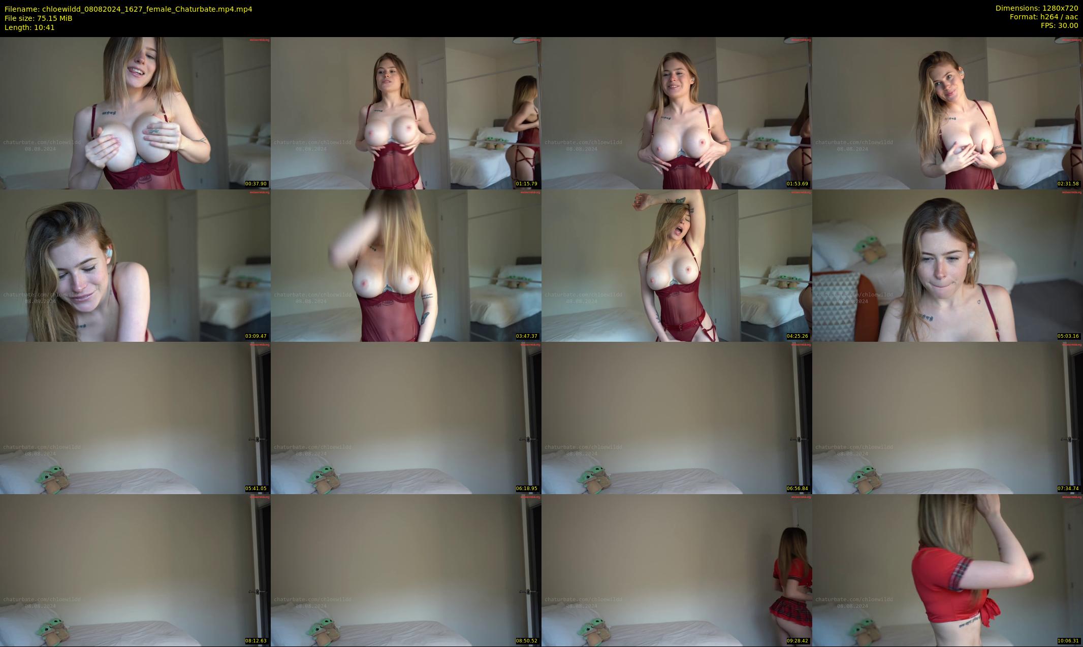 chloewildd — 11 minute Chaturbate female cam show recording, 720p, Aug 8, 2024