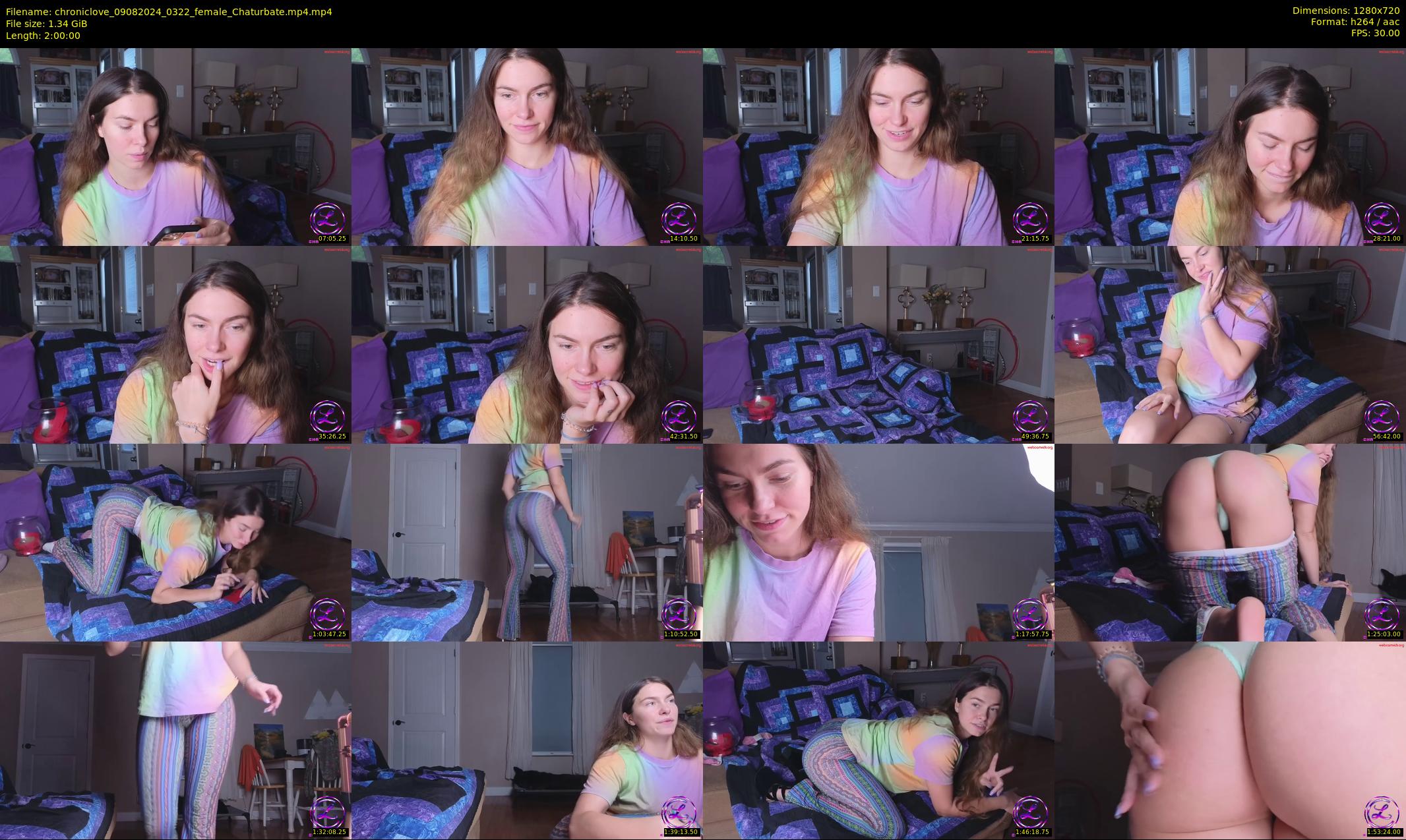 chroniclove — 120 minute Chaturbate female cam show recording, 720p, Aug 9, 2024