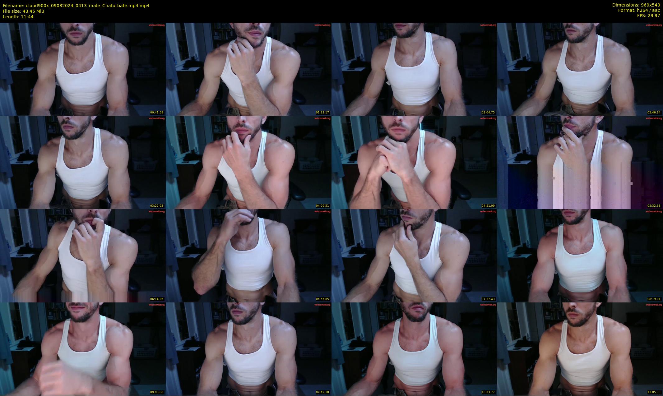 cloud900x — 12 minute Chaturbate male cam show recording, 480p, Aug 9, 2024