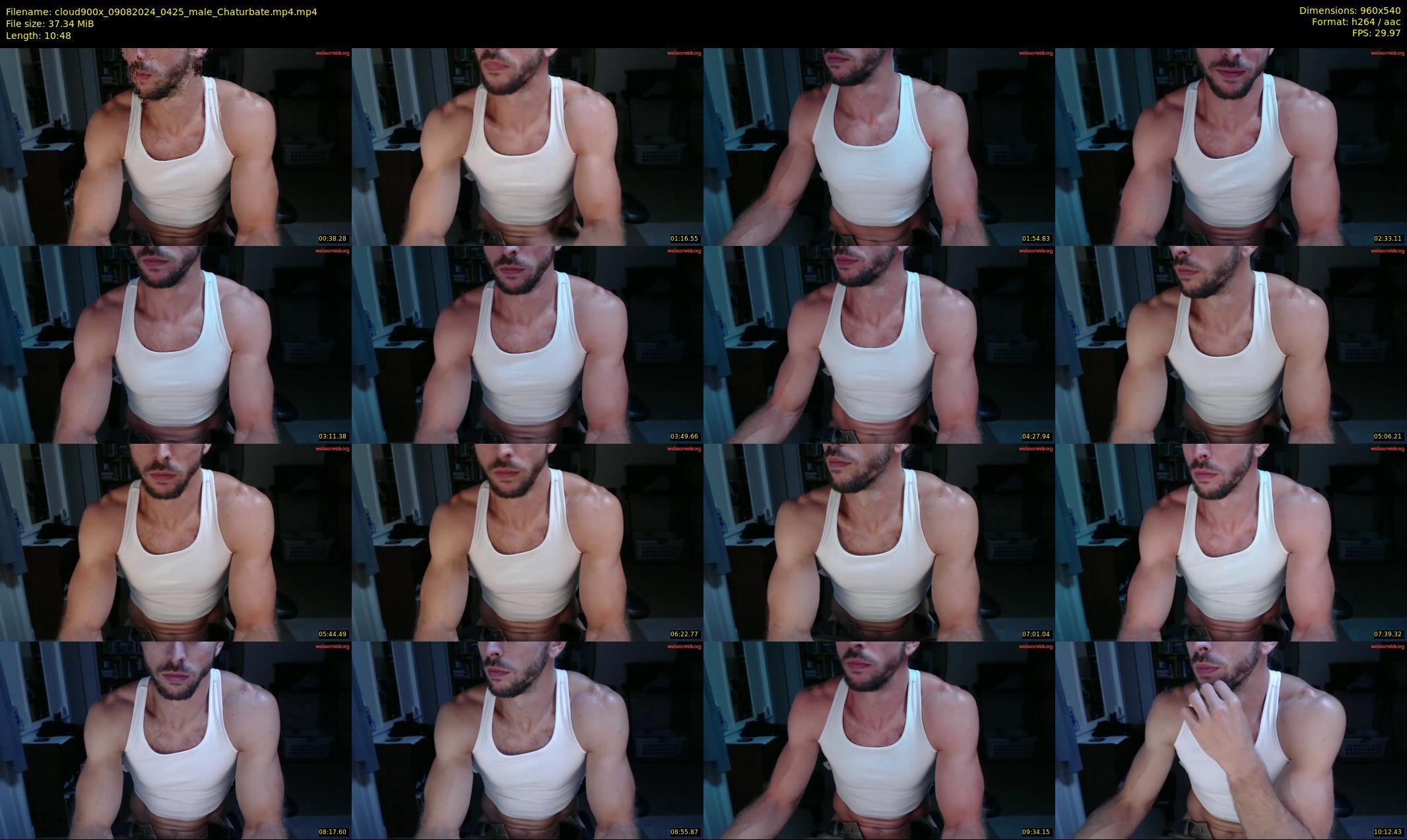 cloud900x — 11 minute Chaturbate male cam show recording, 480p, Aug 9, 2024