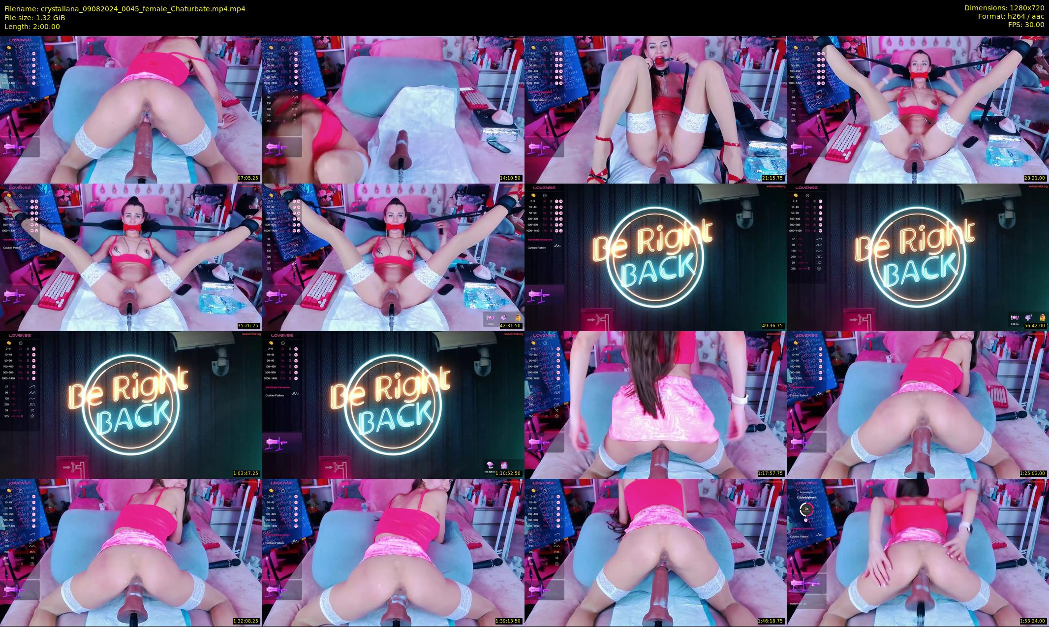 crystallana — 120 minute Chaturbate female cam show recording, 720p, Aug 9, 2024