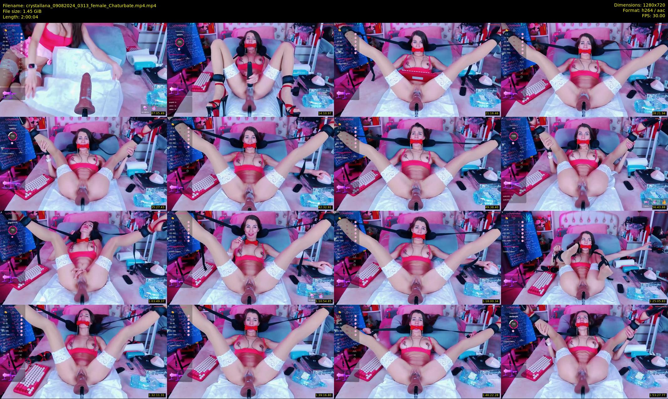 crystallana — 121 minute Chaturbate female cam show recording, 720p, Aug 9, 2024
