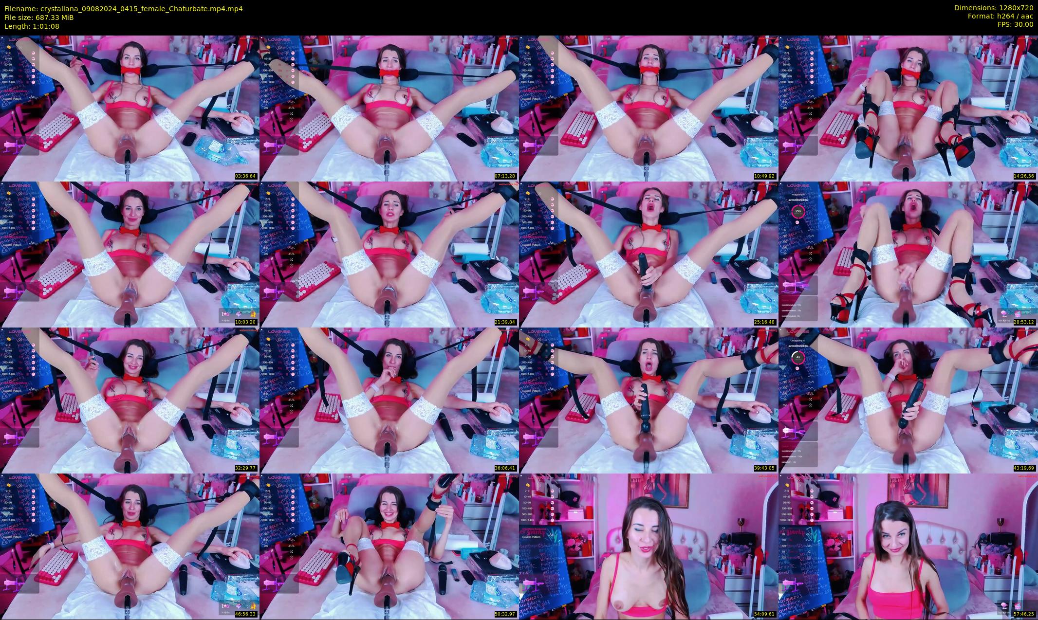 crystallana — 62 minute Chaturbate female cam show recording, 720p, Aug 9, 2024