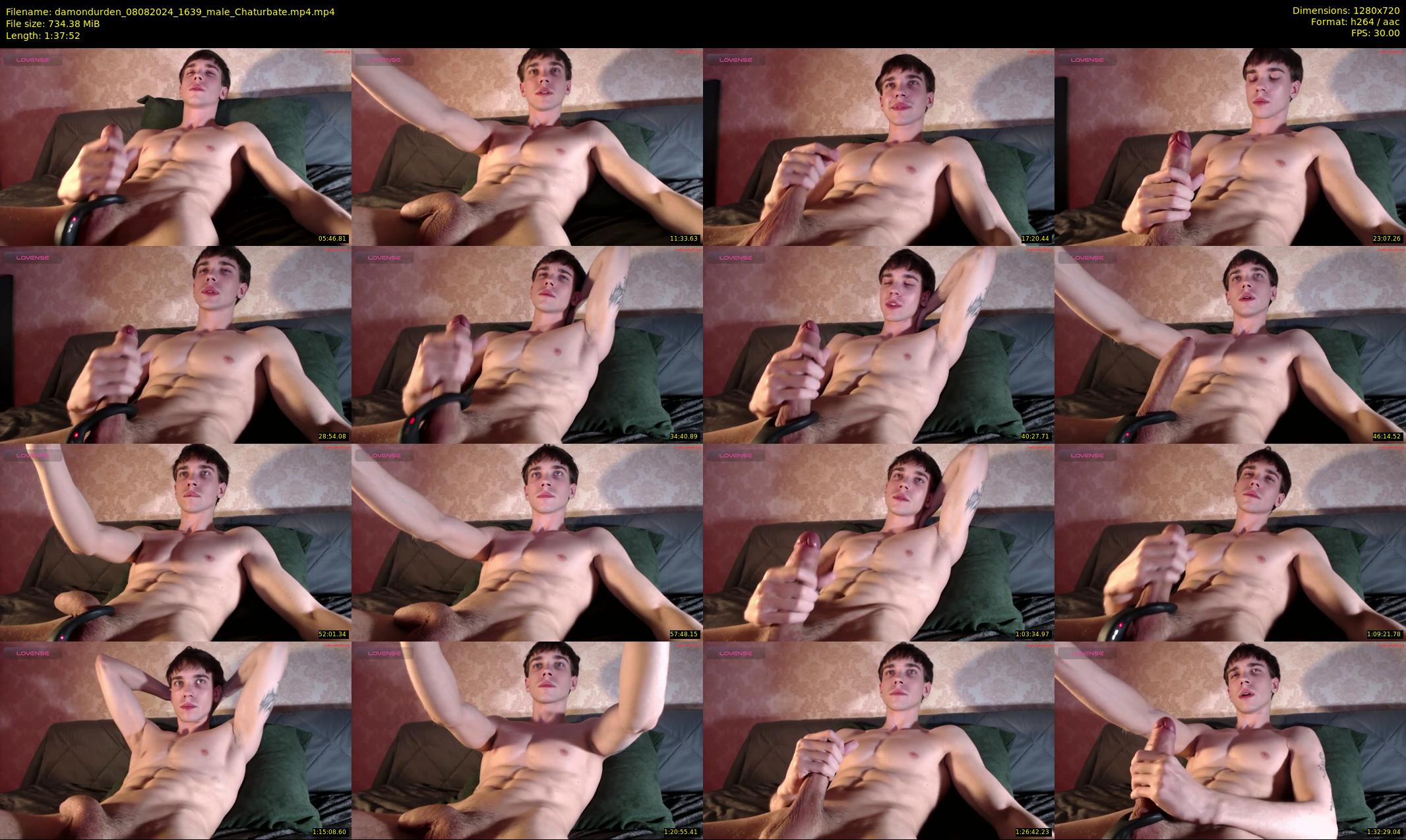 damondurden — 98 minute Chaturbate male cam show recording, 720p, Aug 8, 2024