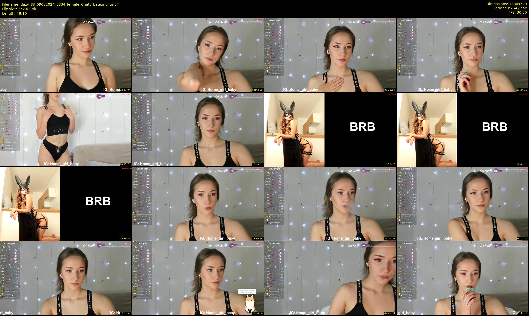 dazy_88 — 49 minute Chaturbate female cam show recording, 720p, Aug 9, 2024