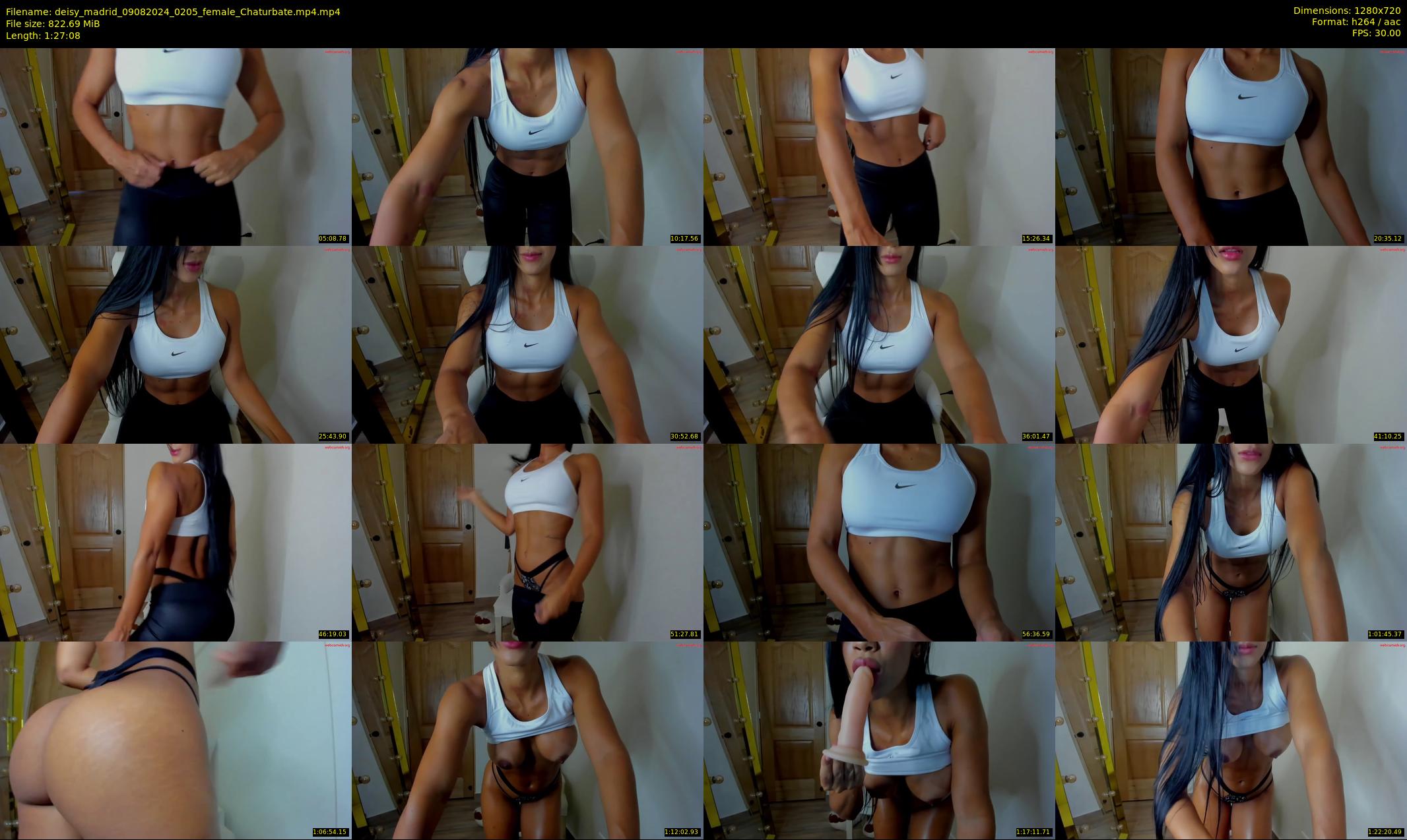 deisy_madrid — 88 minute Chaturbate female cam show recording, 720p, Aug 9, 2024