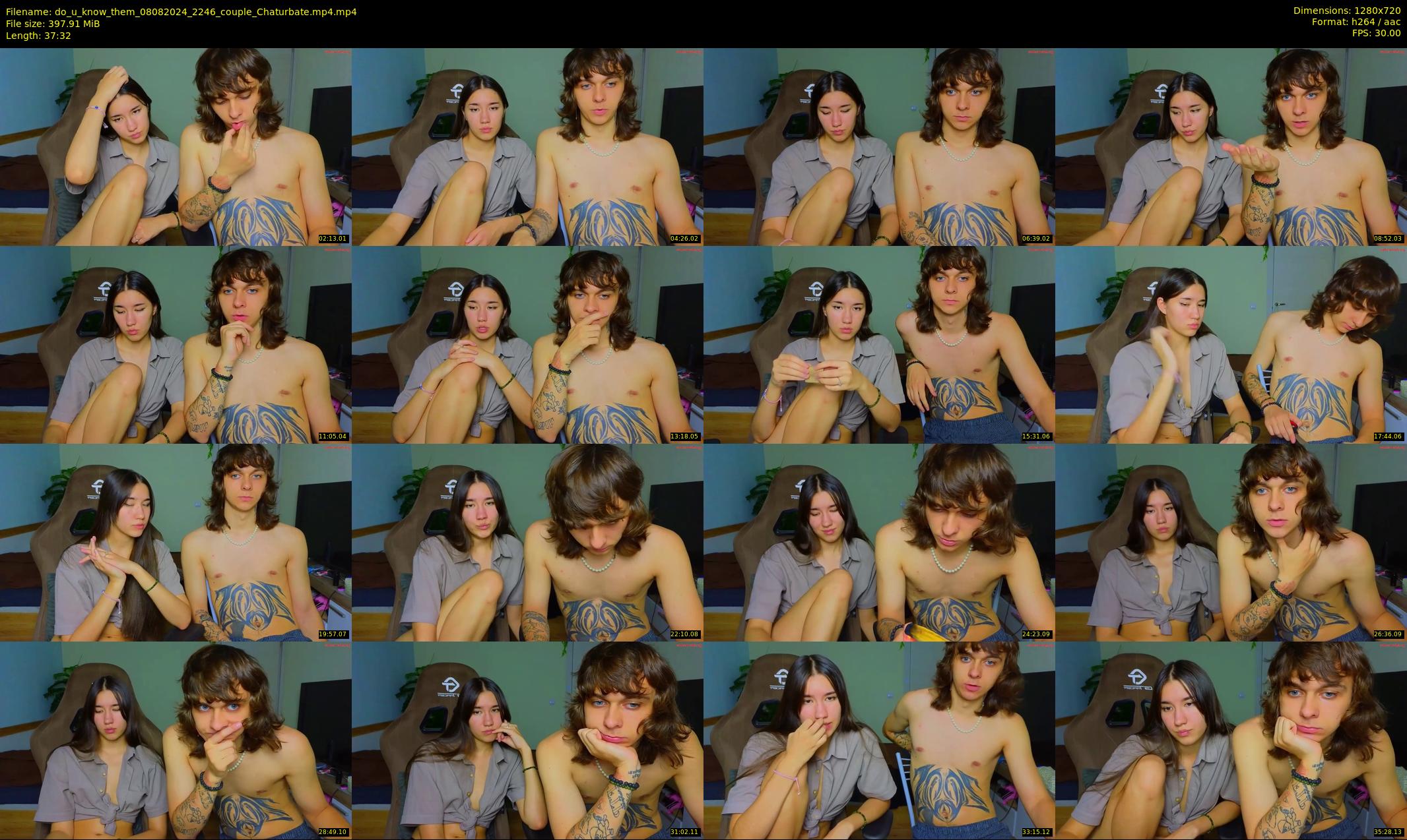 do_u_know_them — 38 minute Chaturbate couple cam show recording, 720p, Aug 8, 2024