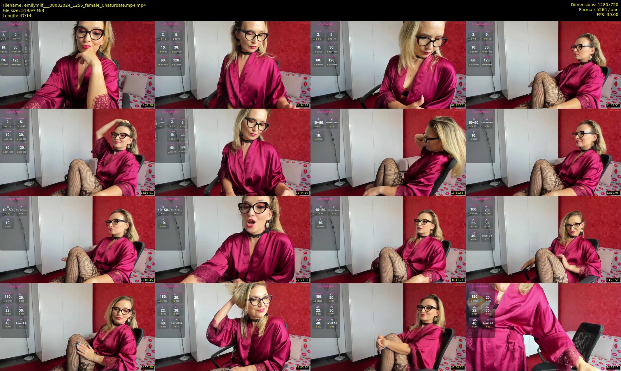 emilymilf__ — 48 minute Chaturbate female cam show recording, 720p, Aug 8, 2024