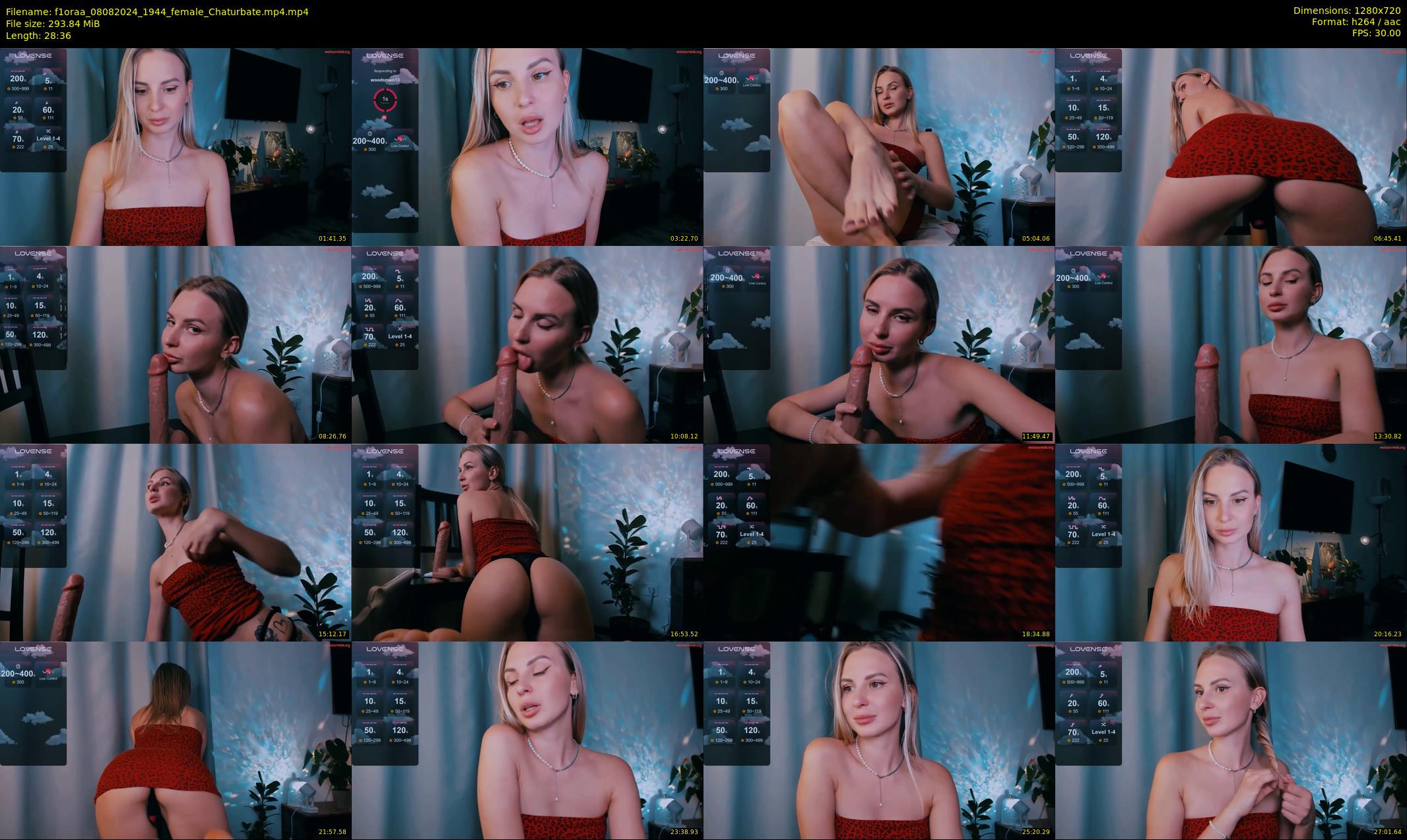 f1oraa — 29 minute Chaturbate female cam show recording, 720p, Aug 8, 2024