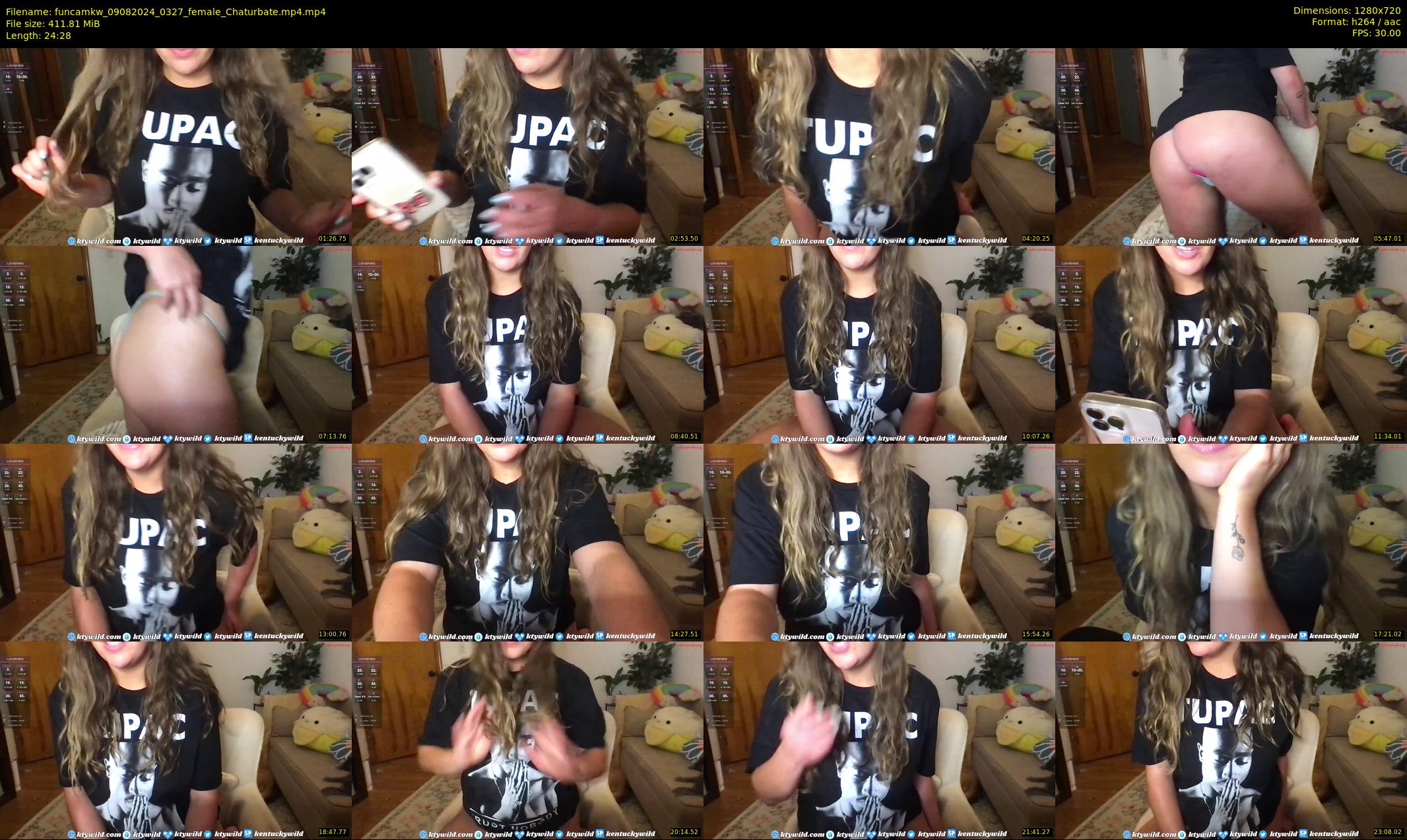 funcamkw — 25 minute Chaturbate female cam show recording, 720p, Aug 9, 2024