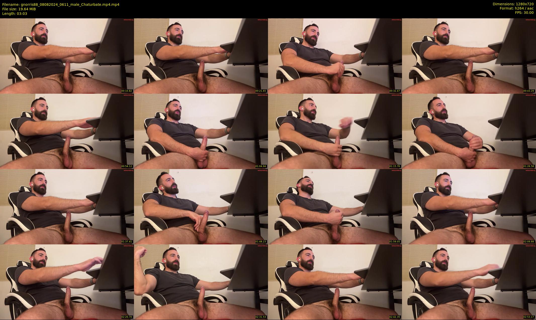 gnorris88 — 4 minute Chaturbate male cam show recording, 720p, Aug 8, 2024