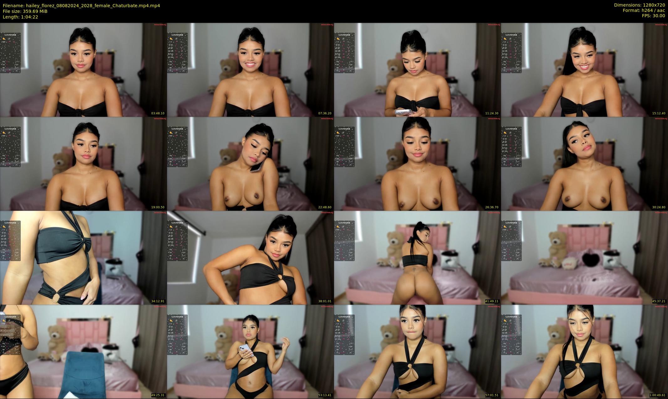 hailey_florez — 65 minute Chaturbate female cam show recording, 720p, Aug 8, 2024