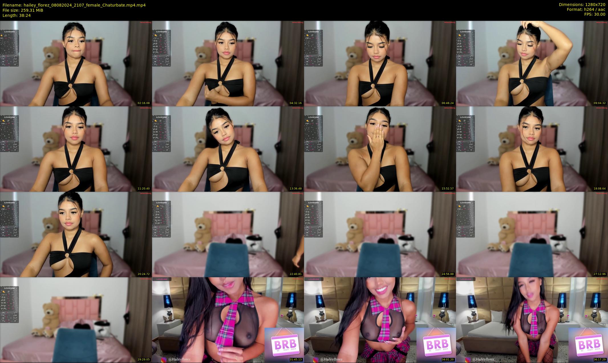 hailey_florez — 39 minute Chaturbate female cam show recording, 720p, Aug 8, 2024